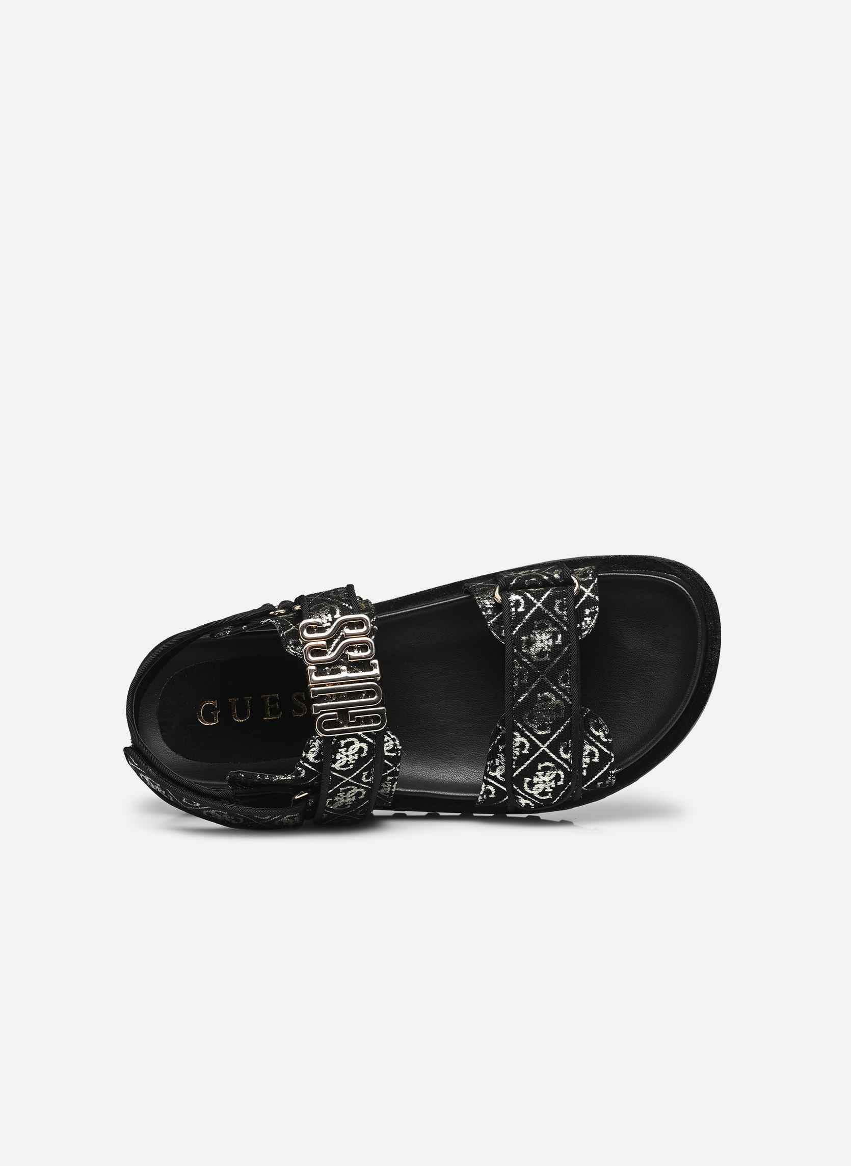 Sandalen FABELIS2 damen schwarz Guess Sandalen FABELIS2 damen schwarz Black Platino