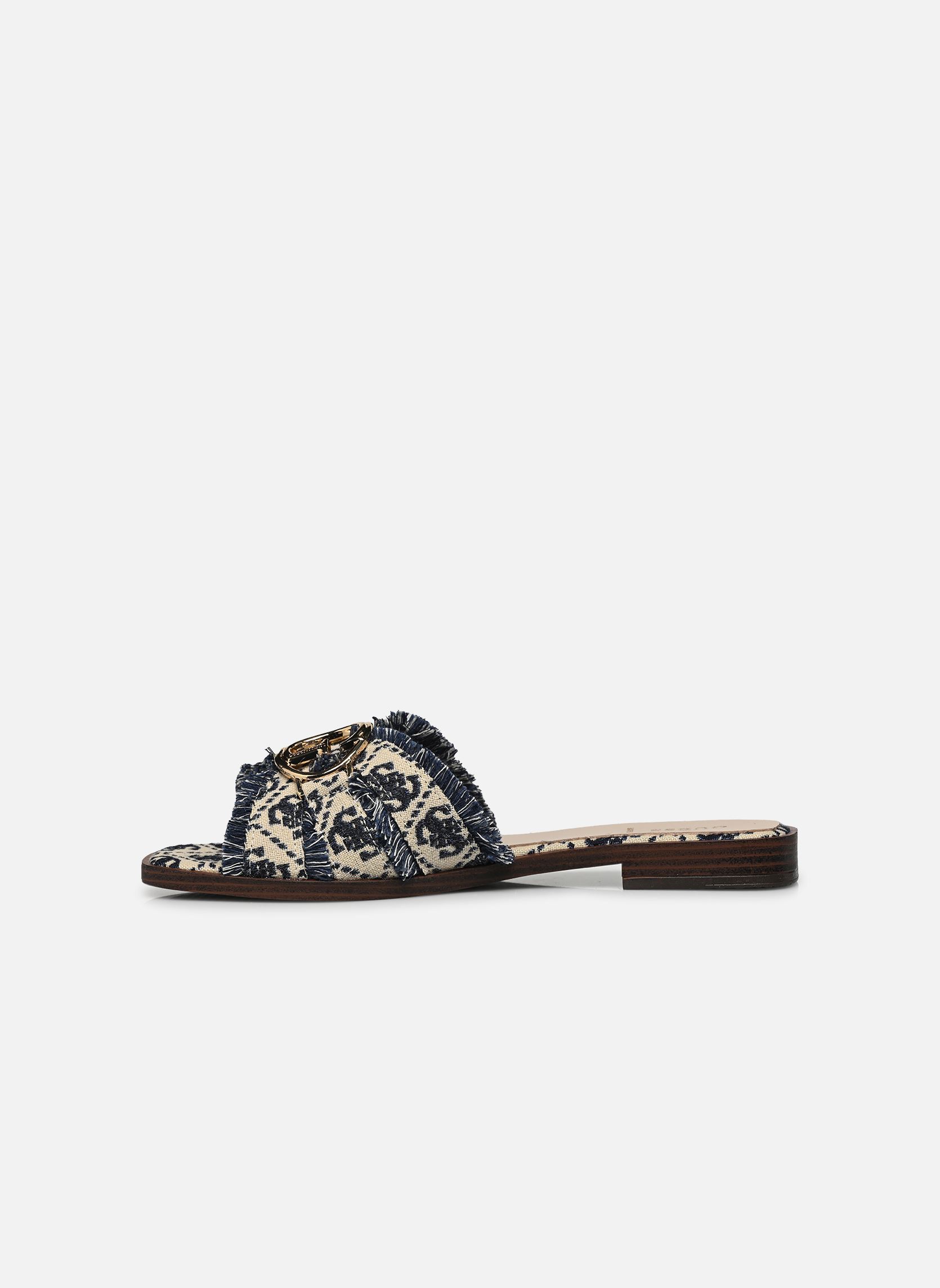 Pantoletten SYMO damen blau Guess Pantoletten SYMO damen blau Navy