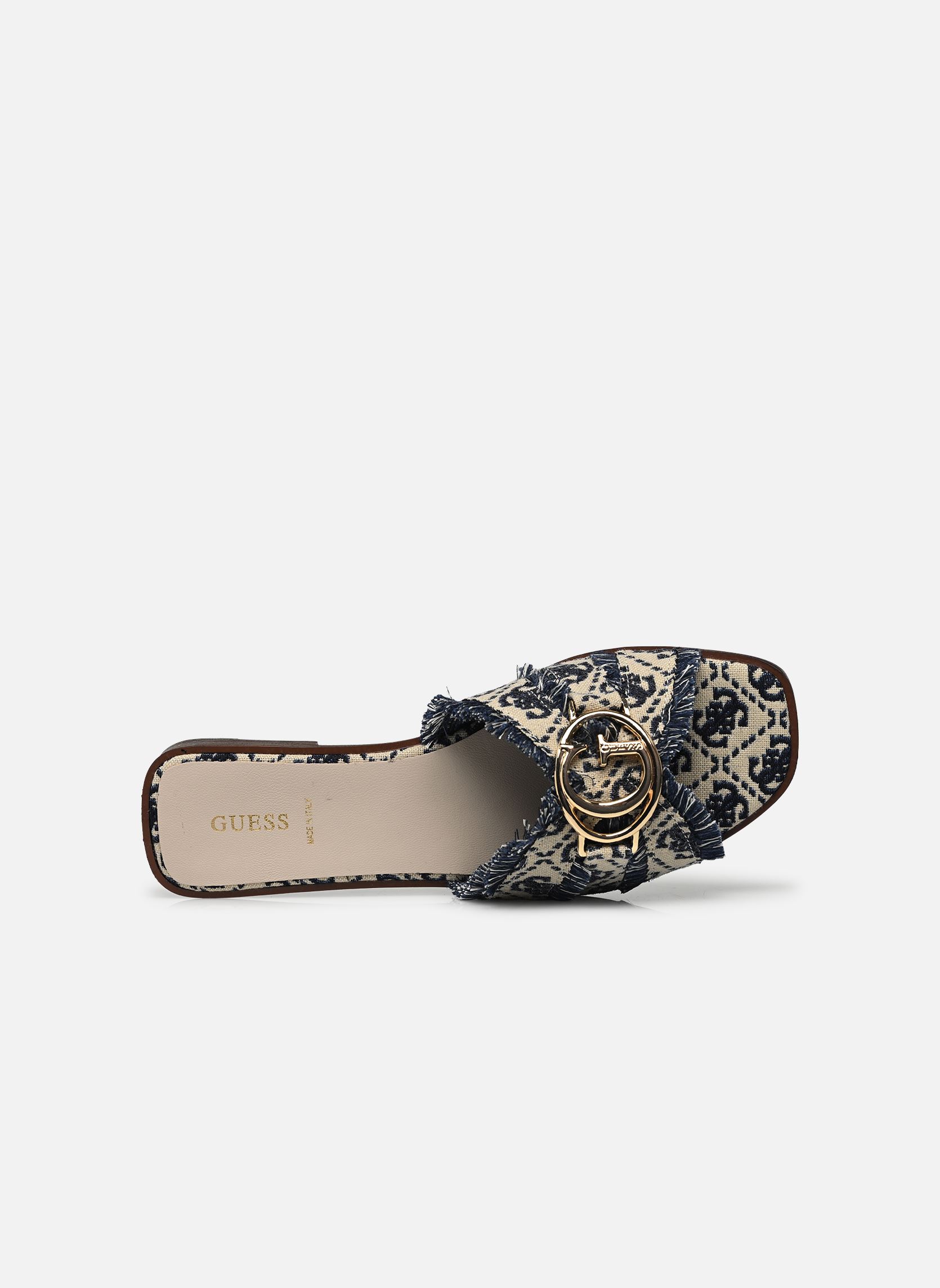 Pantoletten SYMO damen blau Guess Pantoletten SYMO damen blau Navy