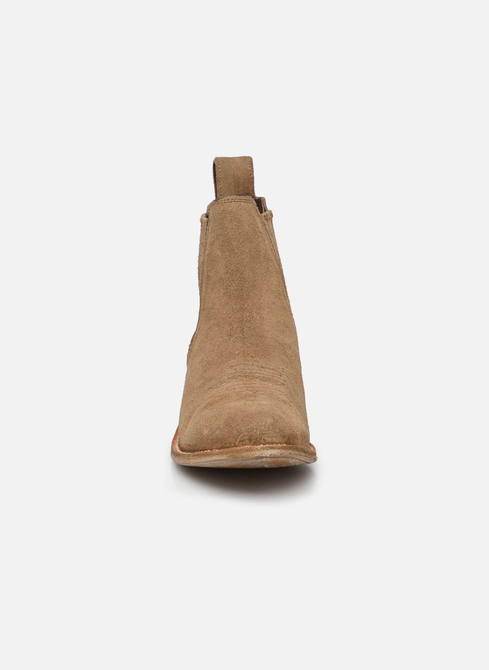 Bottines santiags Indian femme beige Mexicana Bottines santiags Indian femme beige TAN SUEDE