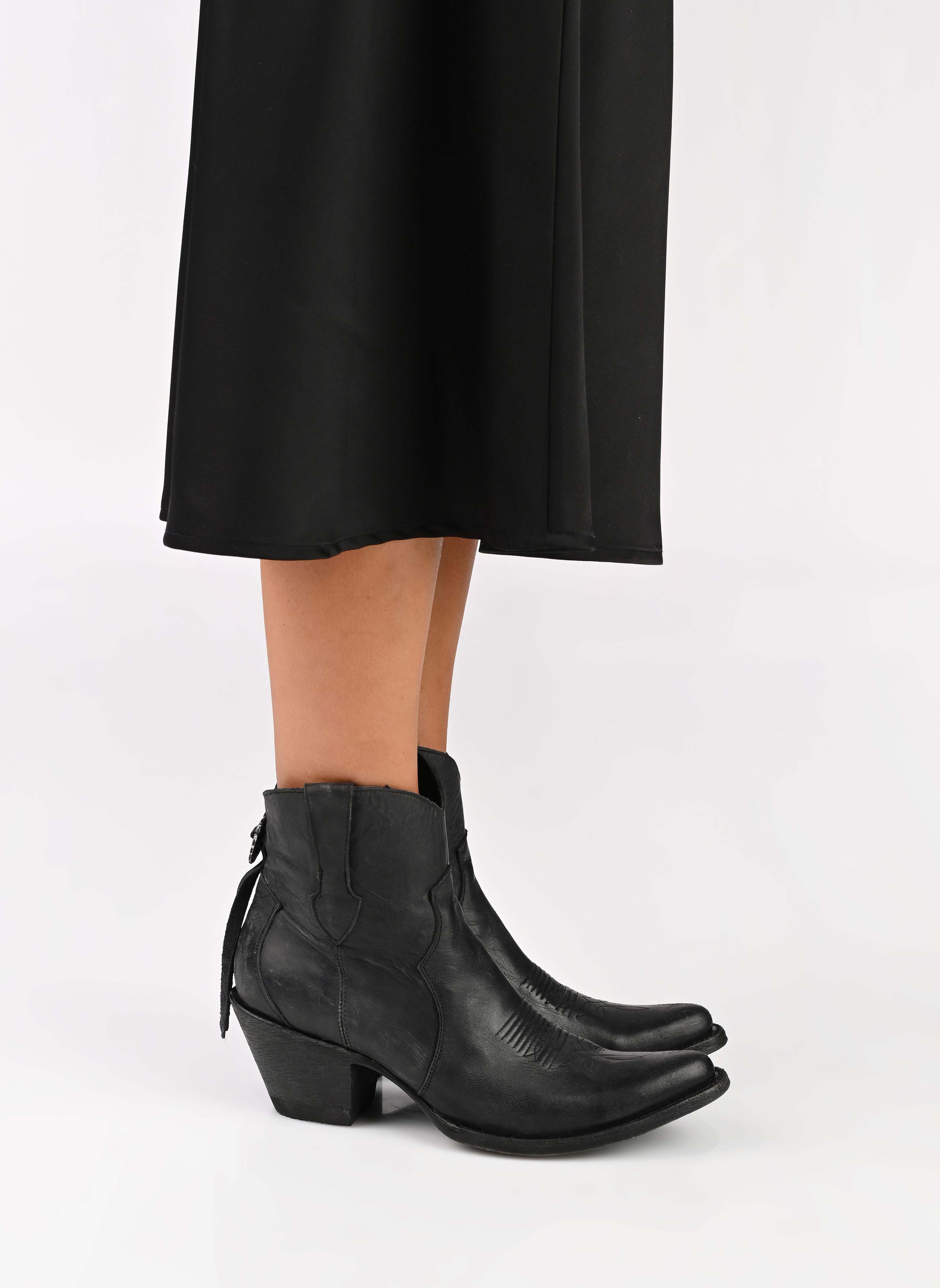 Cowboy-Stiefeletten La Concha damen schwarz Mexicana Cowboy-Stiefeletten La Concha damen schwarz BLACK DESTROY