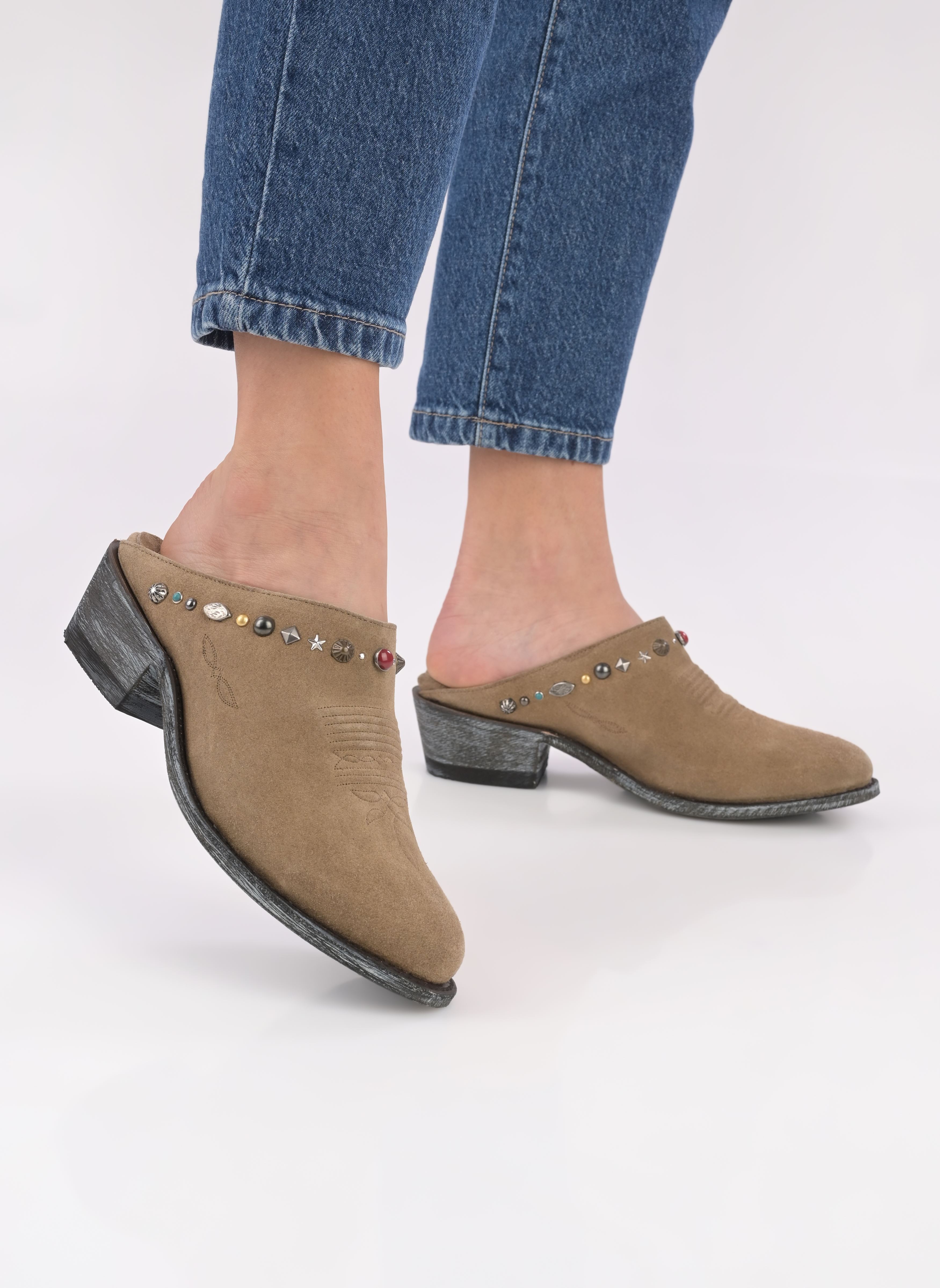 Mules Sayulita femme marron Mexicana Mules Sayulita femme marron TAN