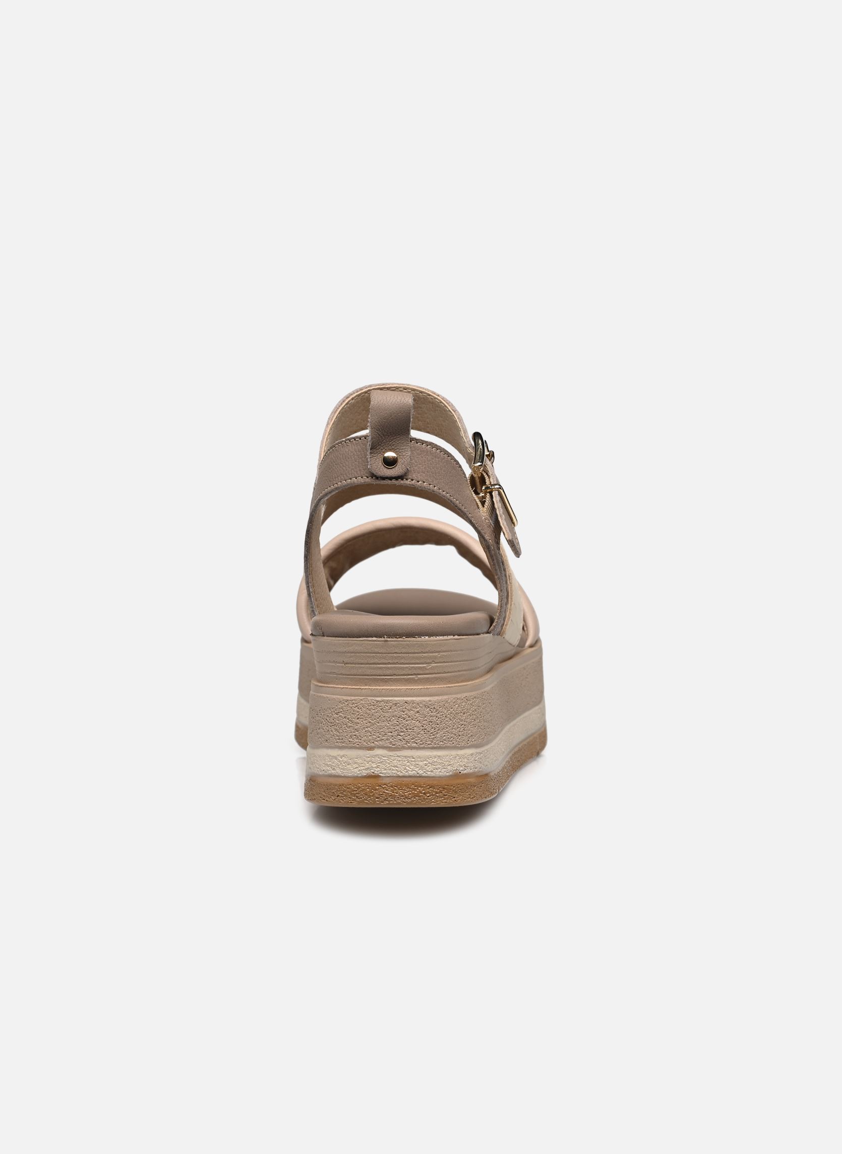 Keil- und Plateausandalen L.56.BIHOR damen beige Sweet Lemon Keil- und Plateausandalen L.56.BIHOR damen beige TORTORA/CIPRIA