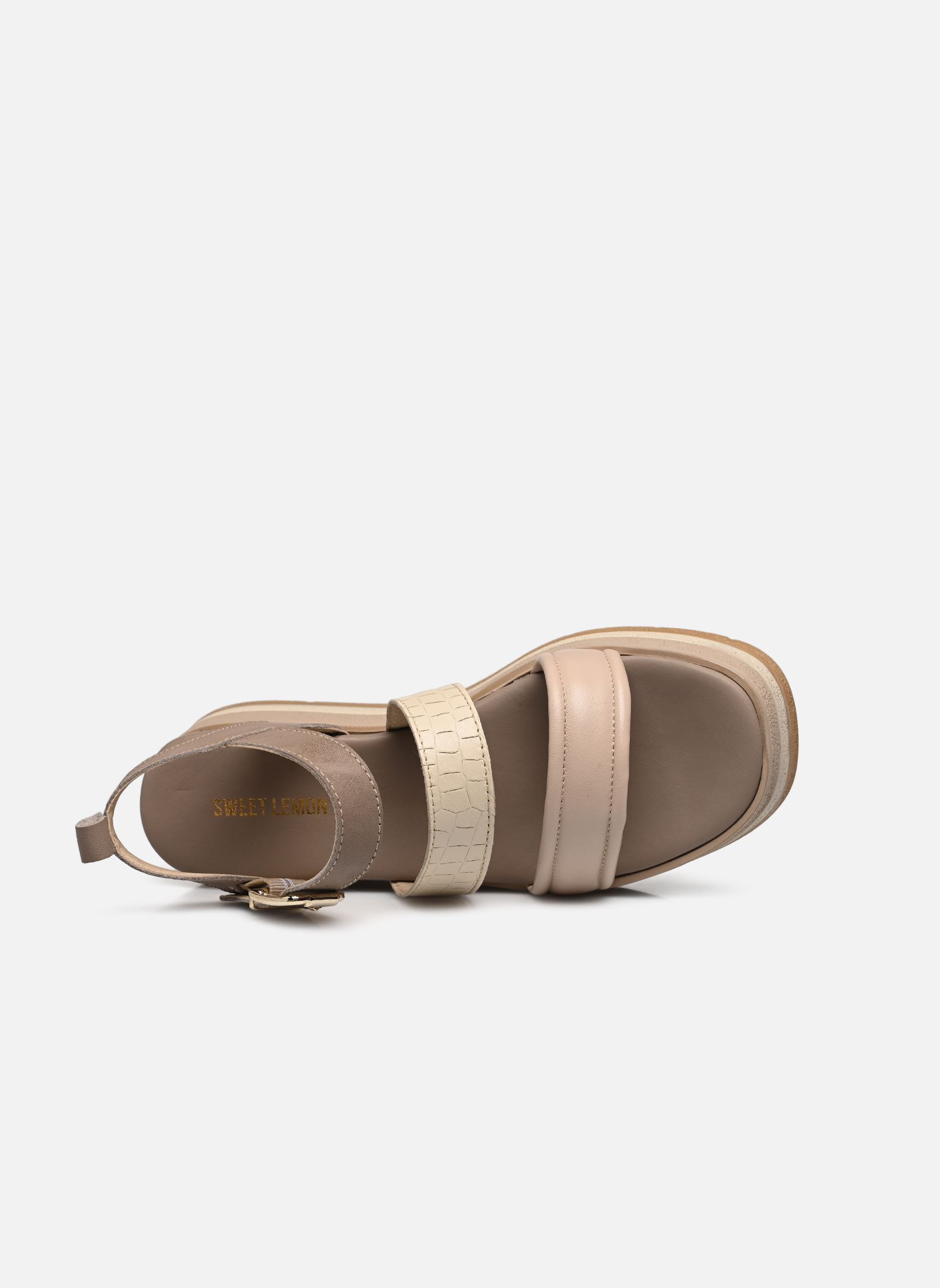 Keil- und Plateausandalen L.56.BIHOR damen beige Sweet Lemon Keil- und Plateausandalen L.56.BIHOR damen beige TORTORA/CIPRIA