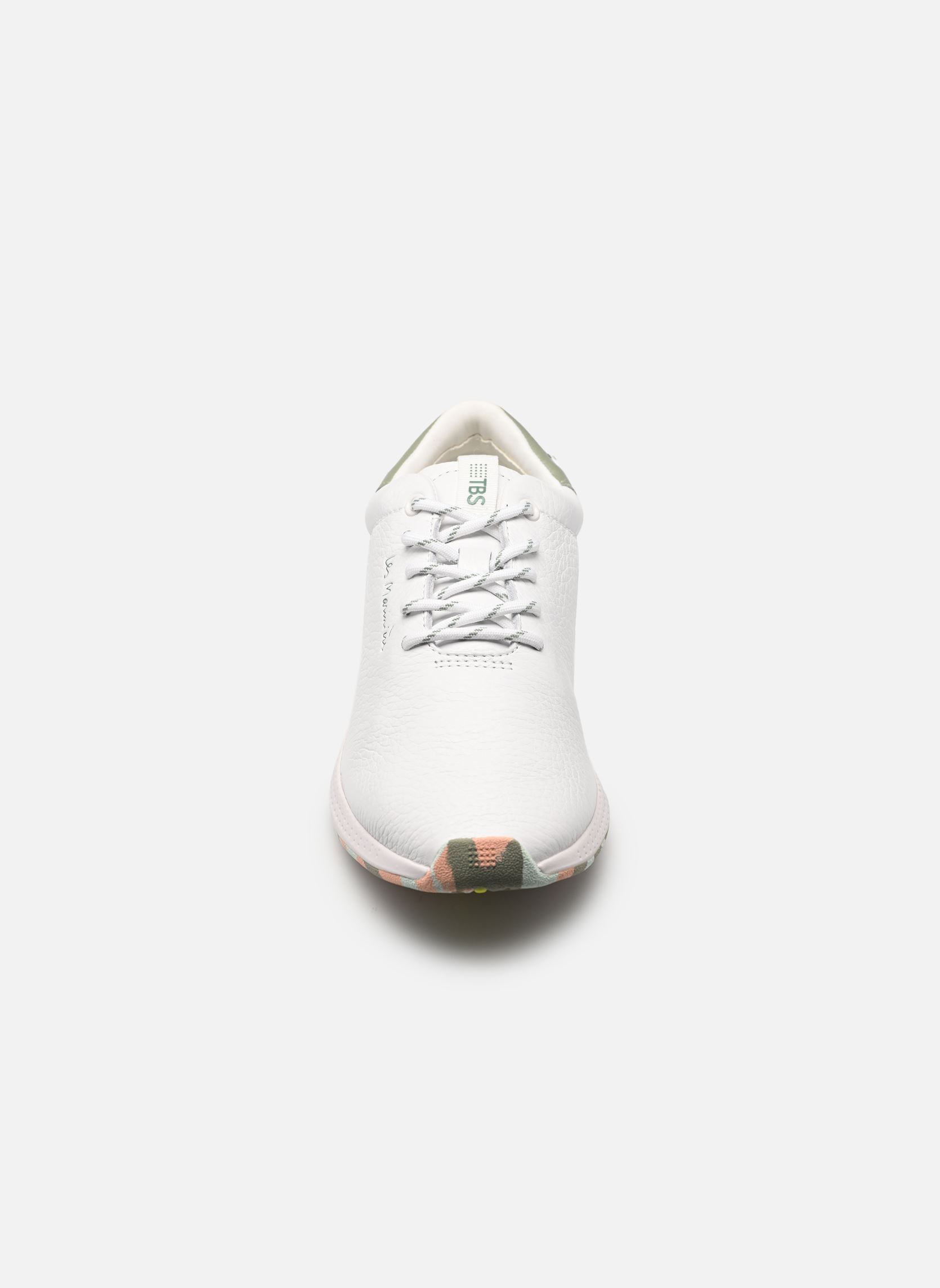 Niedrige Sneaker JAZZRUN damen weiß TBS Niedrige Sneaker JAZZRUN damen weiß BLANC ARGILE CAMO