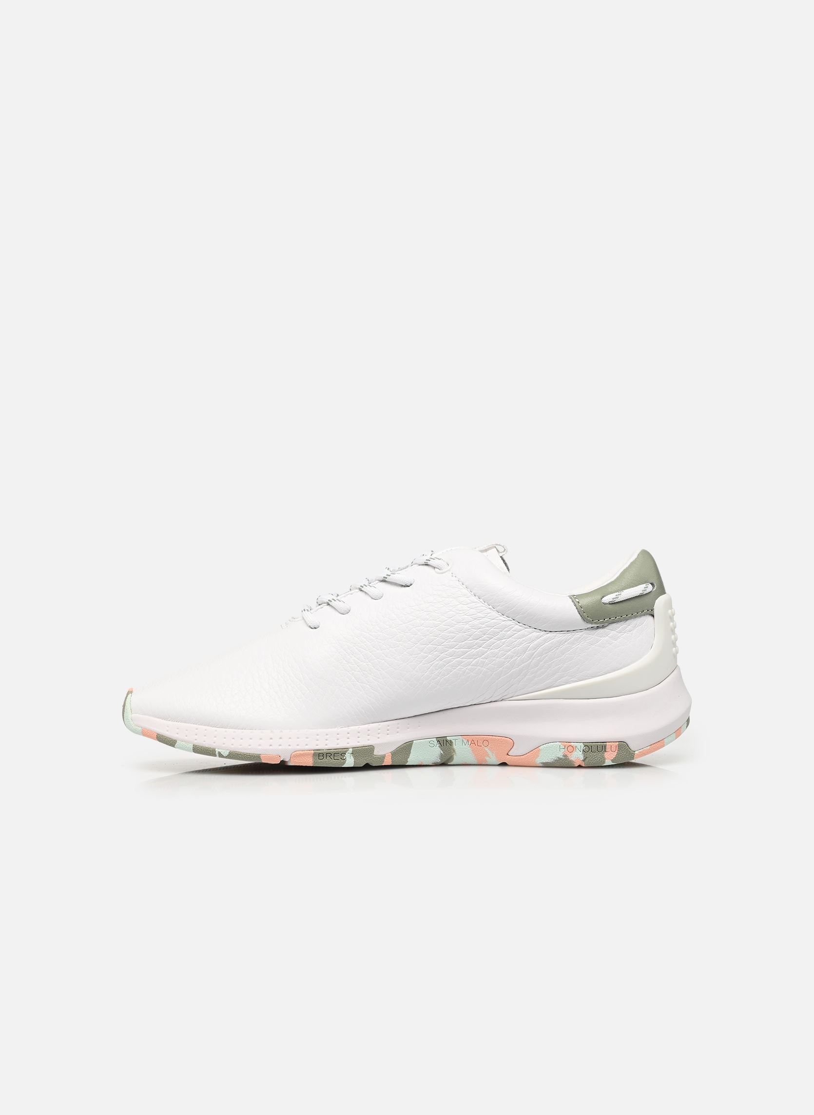 Niedrige Sneaker JAZZRUN damen weiß TBS Niedrige Sneaker JAZZRUN damen weiß BLANC ARGILE CAMO