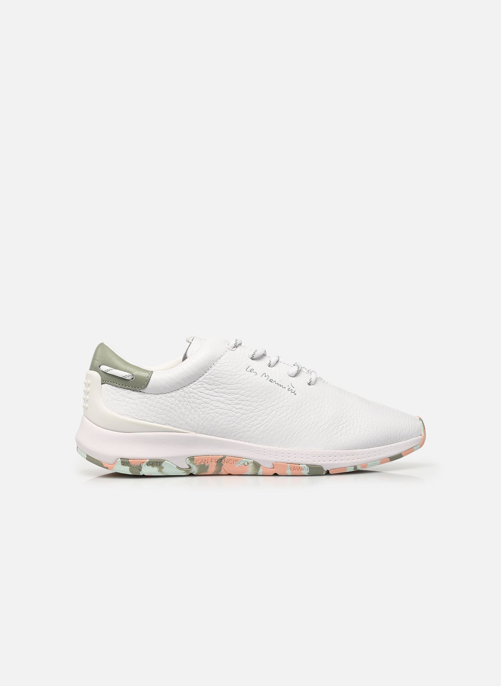 Niedrige Sneaker JAZZRUN damen weiß TBS Niedrige Sneaker JAZZRUN damen weiß BLANC ARGILE CAMO