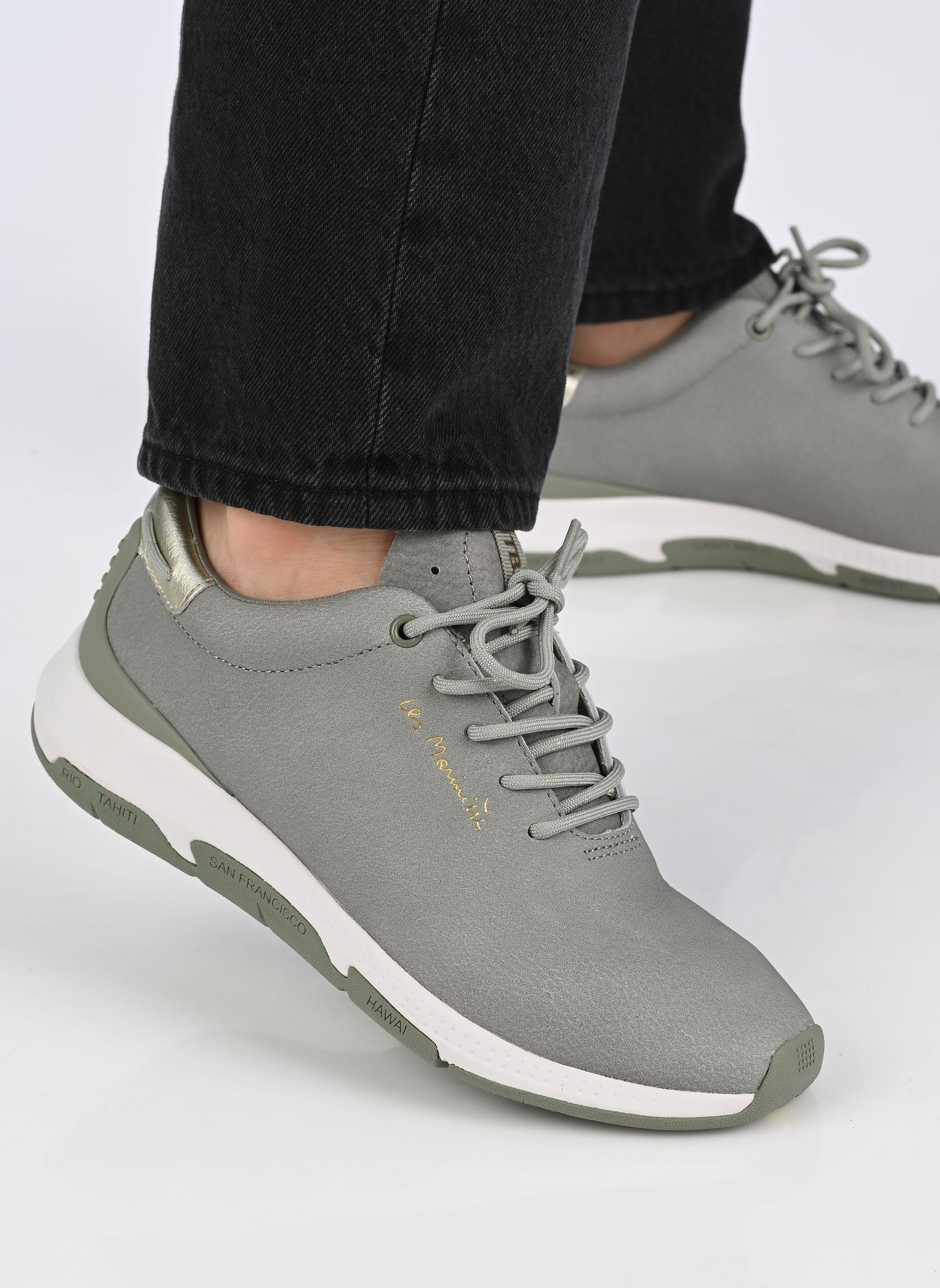 Niedrige Sneaker JAZZRUN damen grün TBS Niedrige Sneaker JAZZRUN damen grün SAUGE