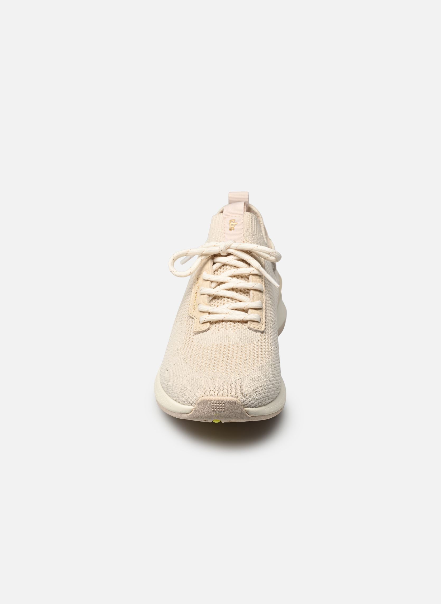 Niedrige Sneaker JELLINA damen beige TBS Niedrige Sneaker JELLINA damen beige CHINE LIN + GOLD