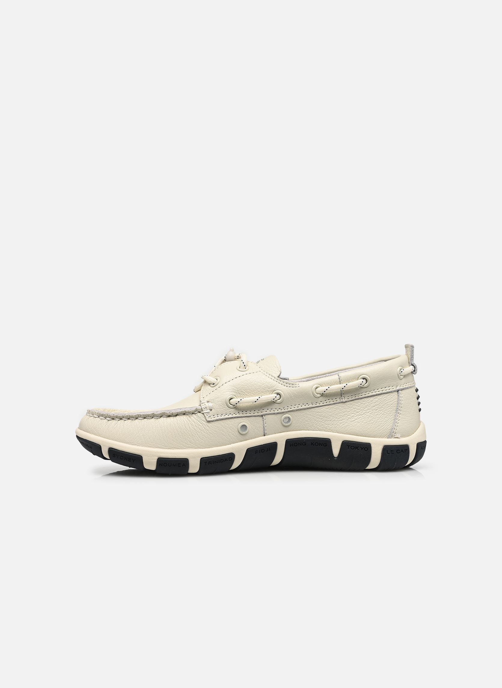 Chaussures bateaux Janaele femme blanc TBS Chaussures bateaux Janaele femme blanc BLANC + BLEU