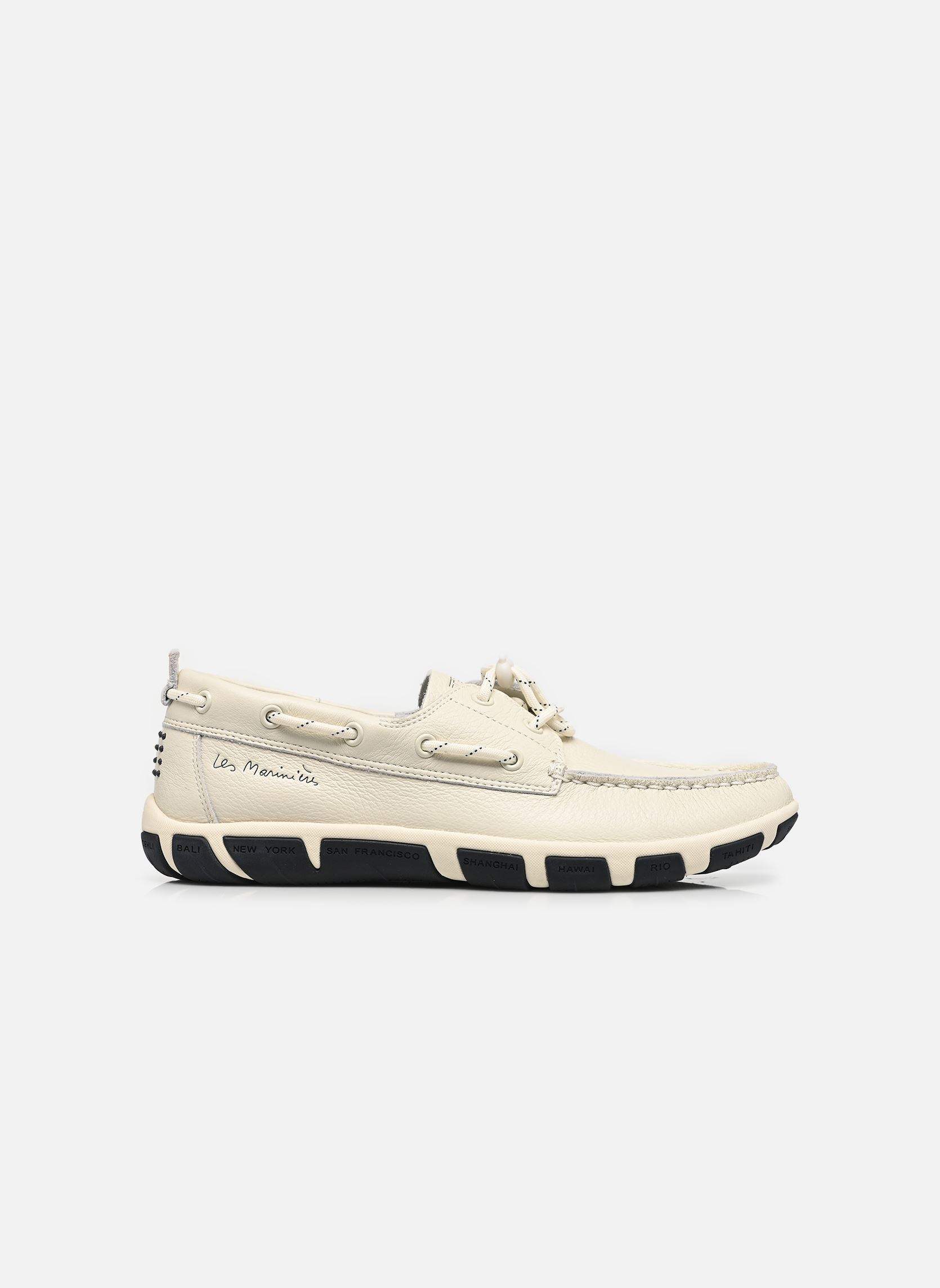 Chaussures bateaux Janaele femme blanc TBS Chaussures bateaux Janaele femme blanc BLANC + BLEU