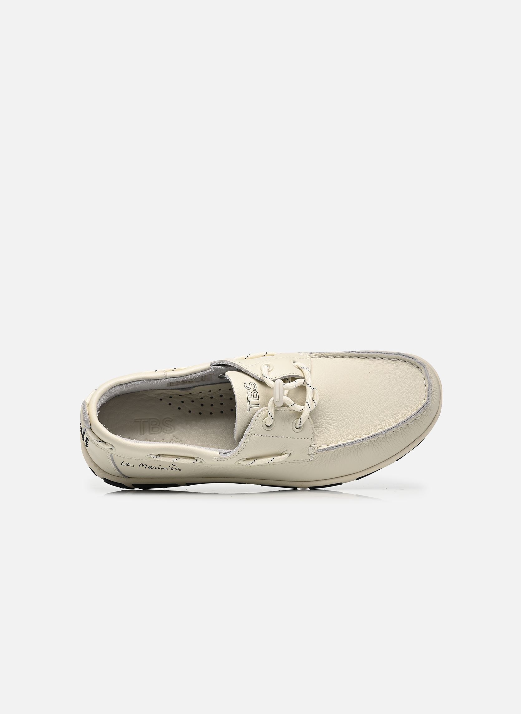 Chaussures bateaux Janaele femme blanc TBS Chaussures bateaux Janaele femme blanc BLANC + BLEU