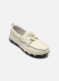 Chaussures bateaux Janaele femme blanc