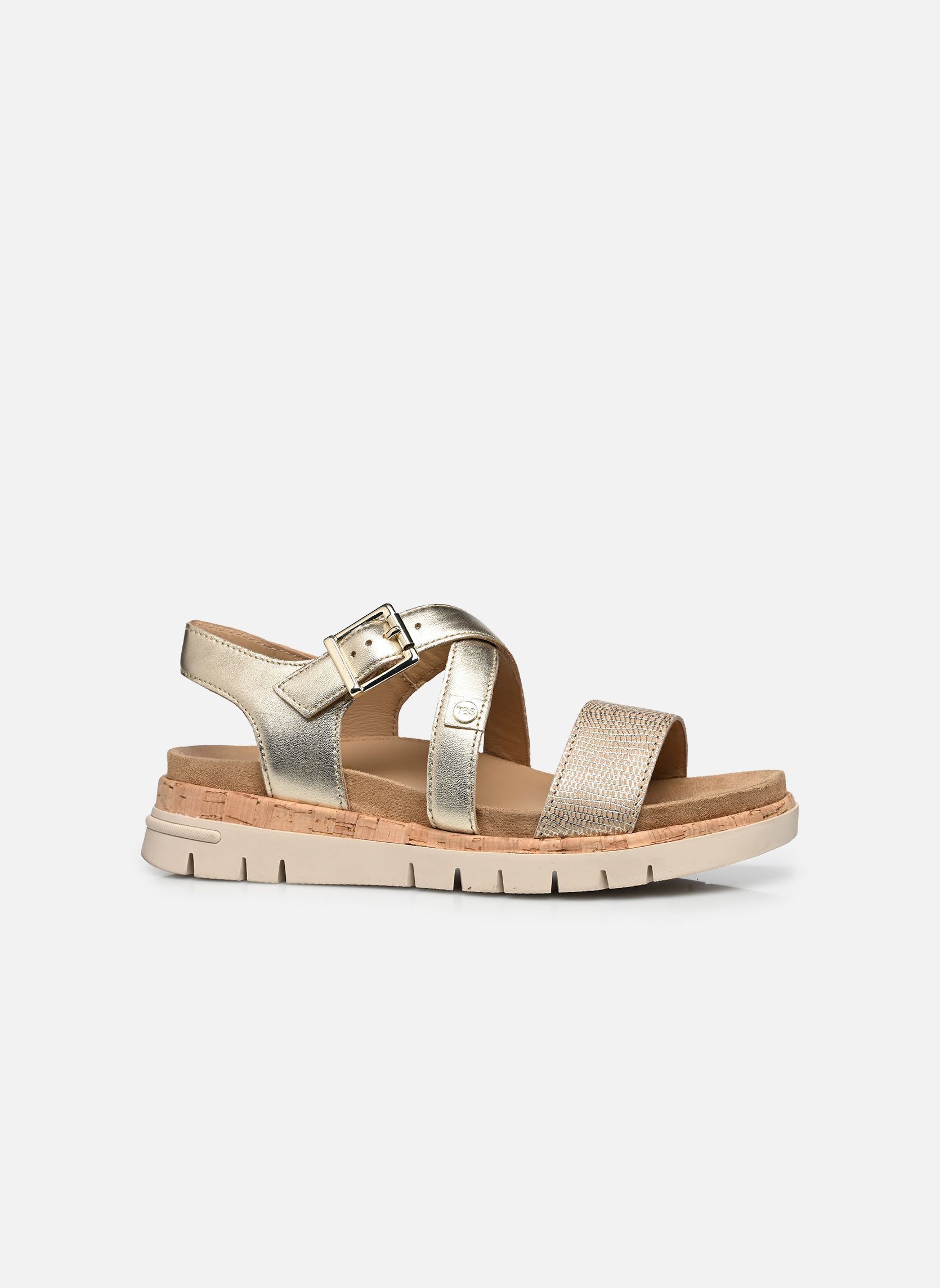Sandalen Zoelenn damen gold und bronze TBS Sandalen Zoelenn damen gold und bronze PLATINE