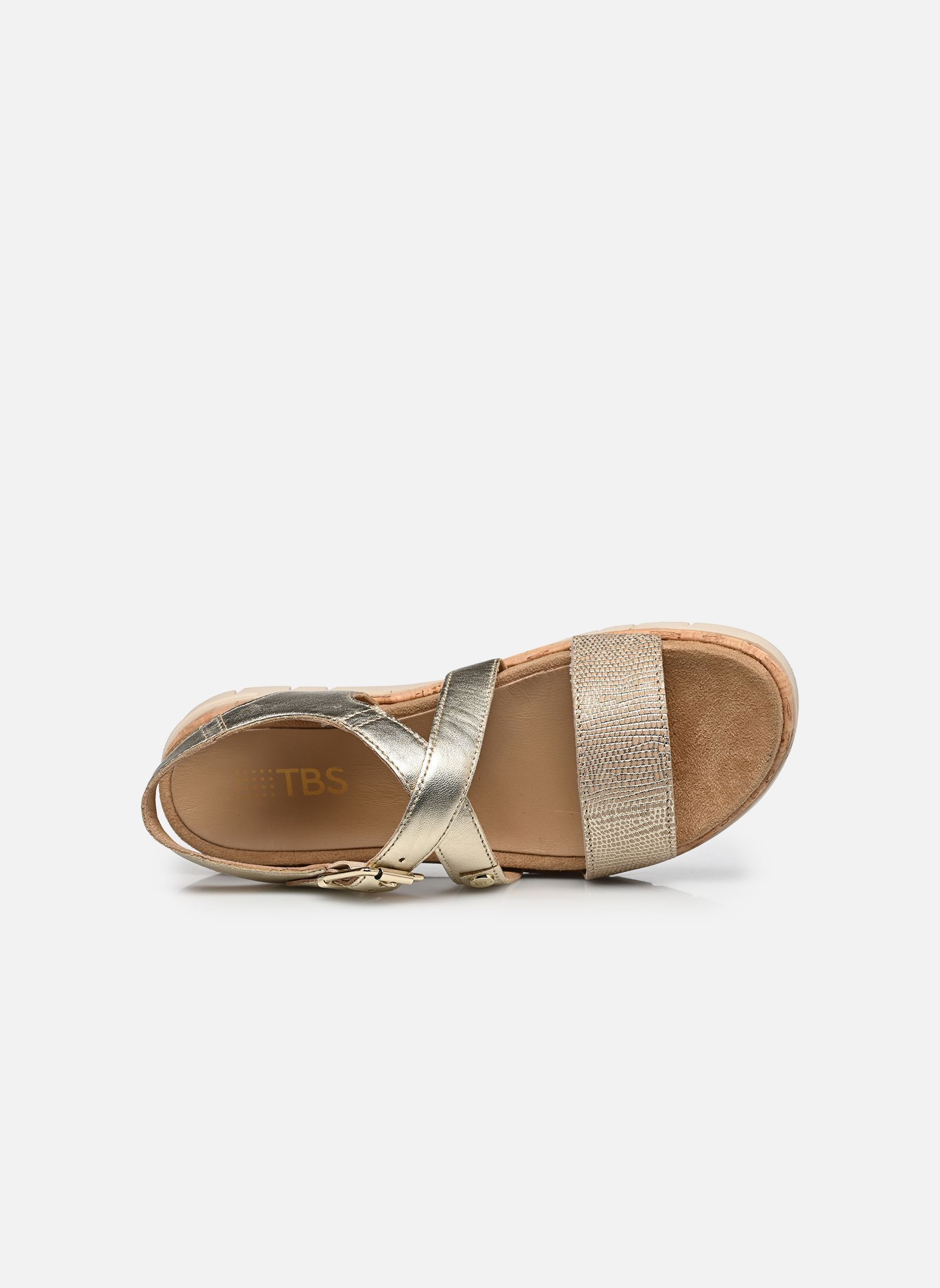 Sandalen Zoelenn damen gold und bronze TBS Sandalen Zoelenn damen gold und bronze PLATINE