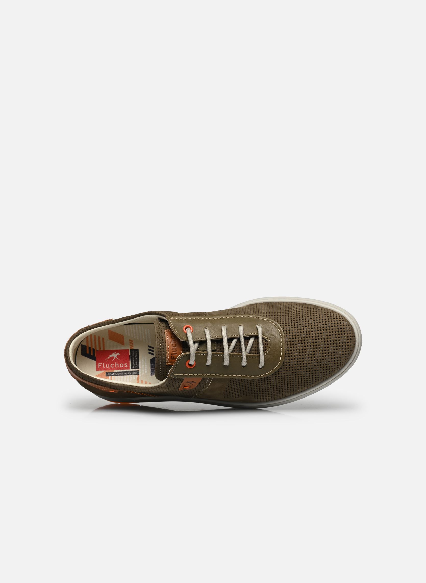 Baskets basses F1202 homme vert Fluchos Baskets basses F1202 homme vert DELBUCK STONE COM