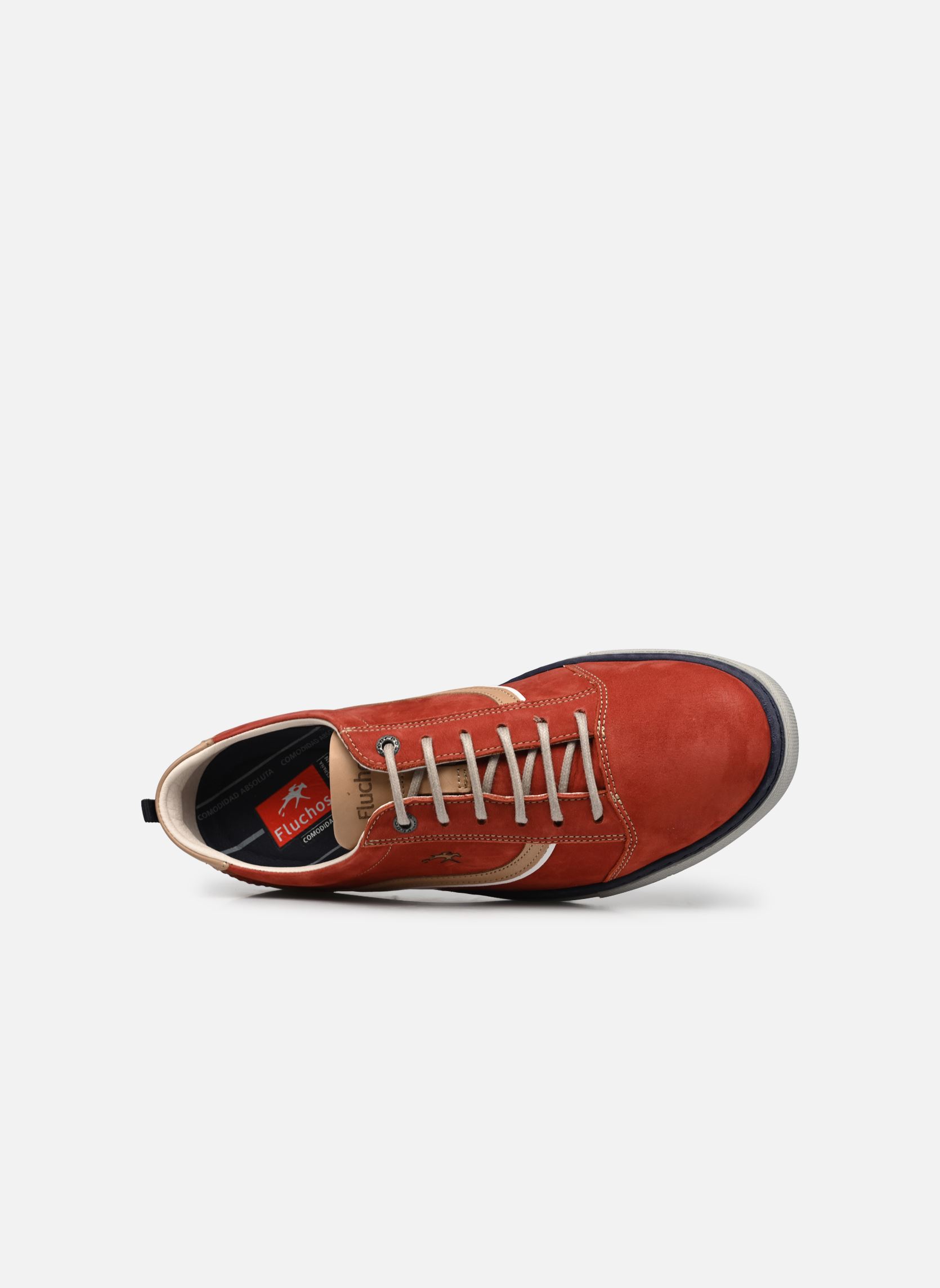 Niedrige Sneaker 9377 herren rot Fluchos Niedrige Sneaker 9377 herren rot DELBUCK TERRACOTA COM.5