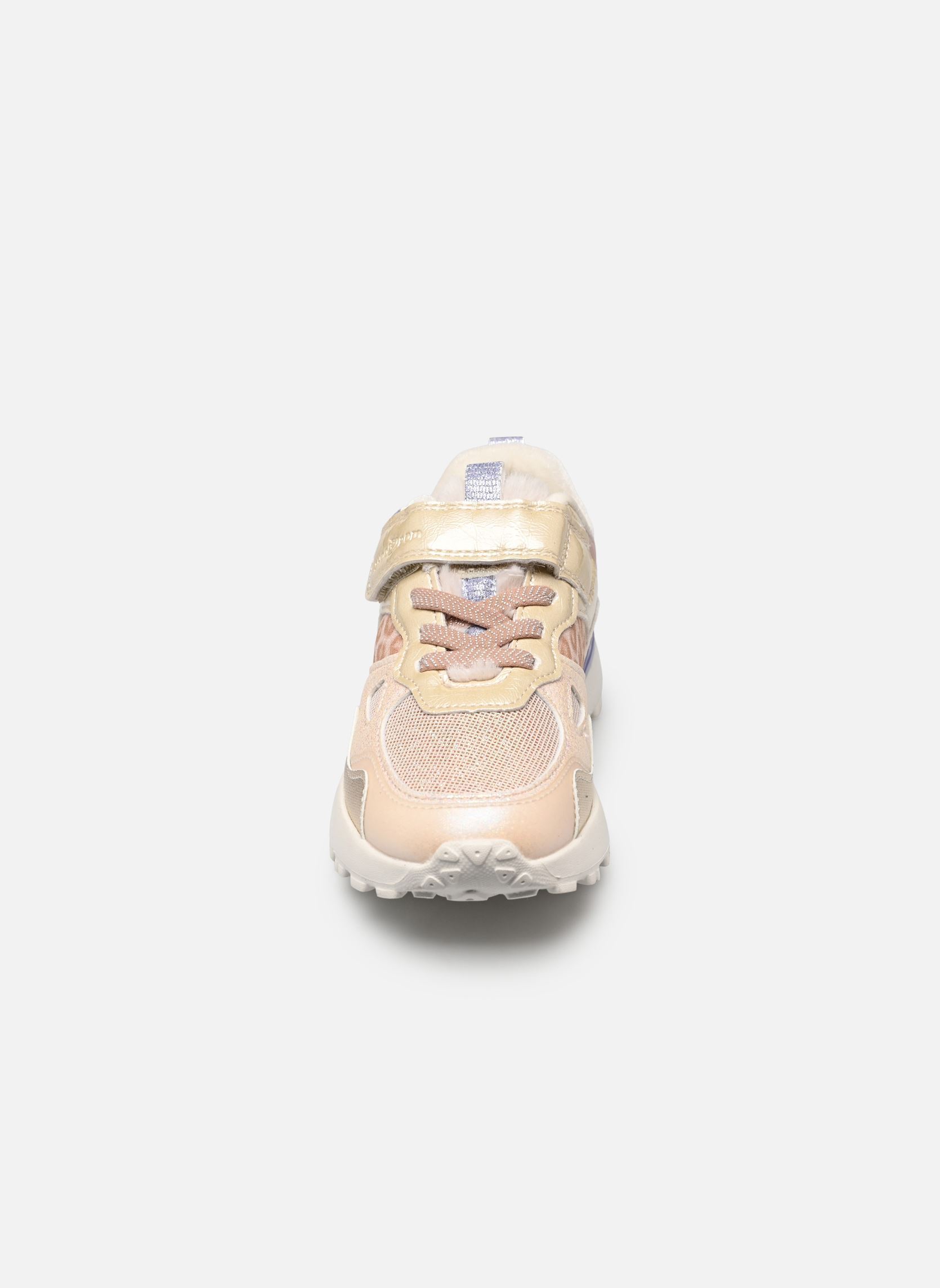 Baskets basses Joggy Scratch fille beige Shoo Pom Baskets basses Joggy Scratch fille beige COPPER-PINKLEO