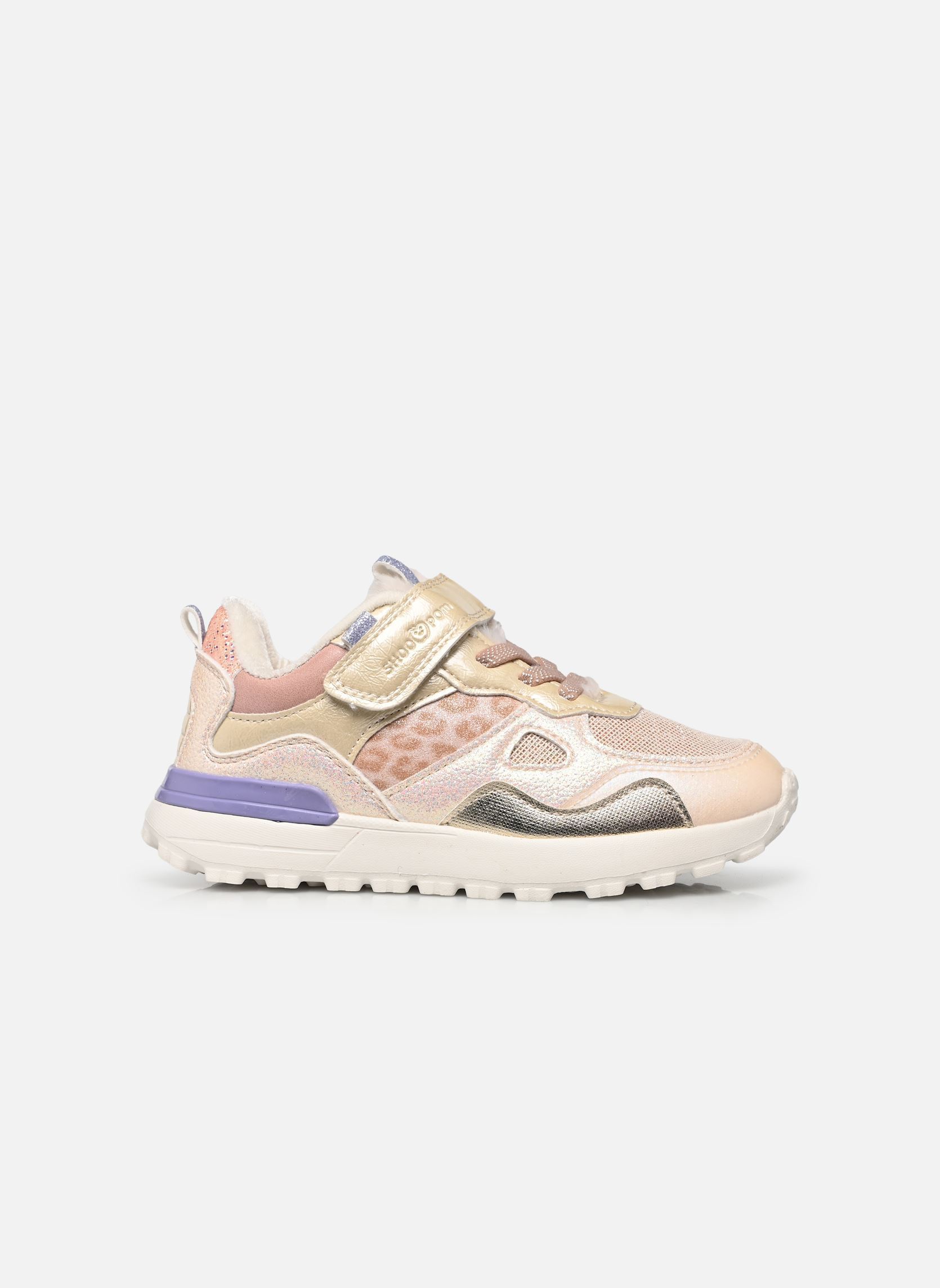 Baskets basses Joggy Scratch fille beige Shoo Pom Baskets basses Joggy Scratch fille beige COPPER-PINKLEO