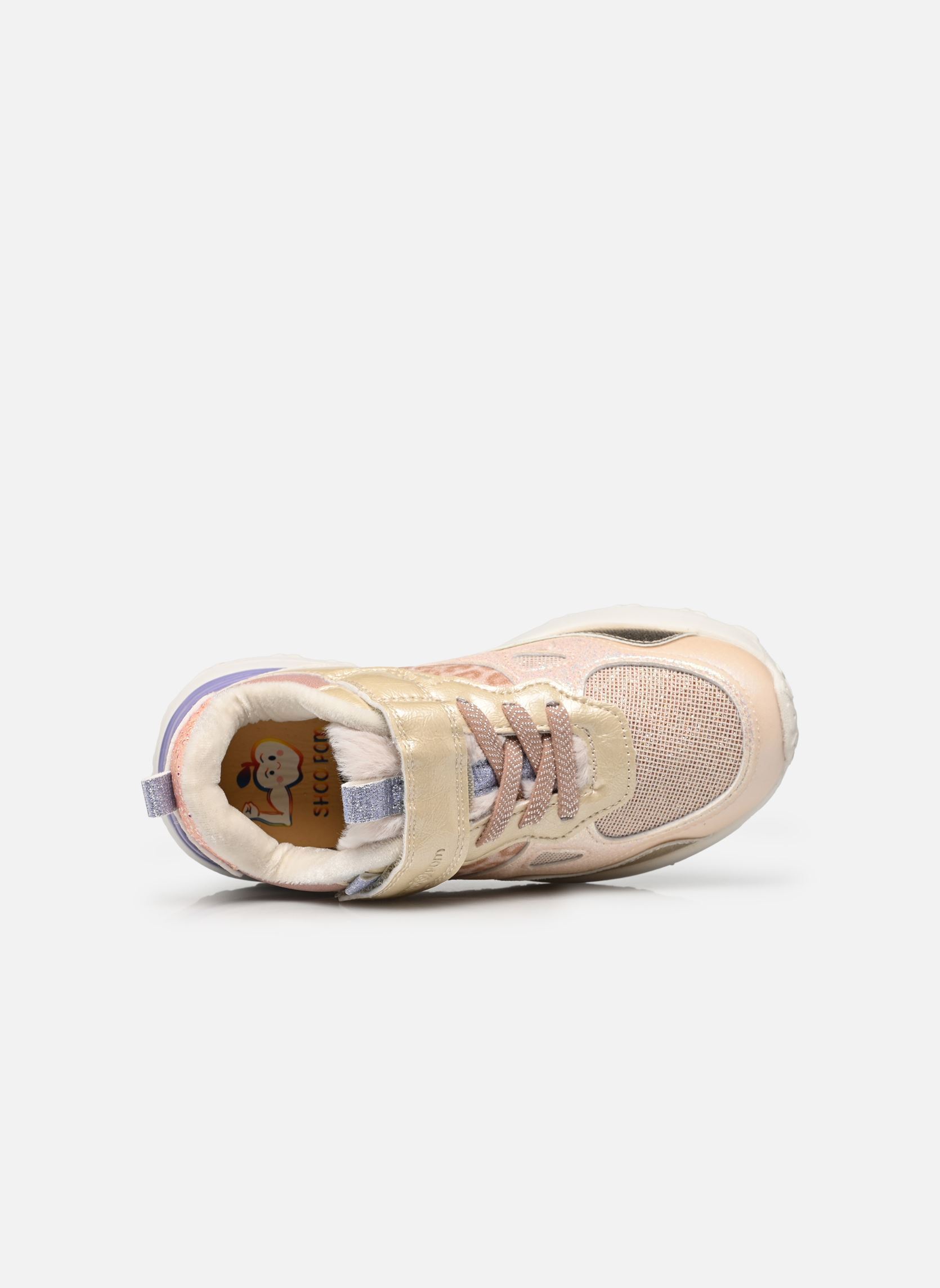 Baskets basses Joggy Scratch fille beige Shoo Pom Baskets basses Joggy Scratch fille beige COPPER-PINKLEO