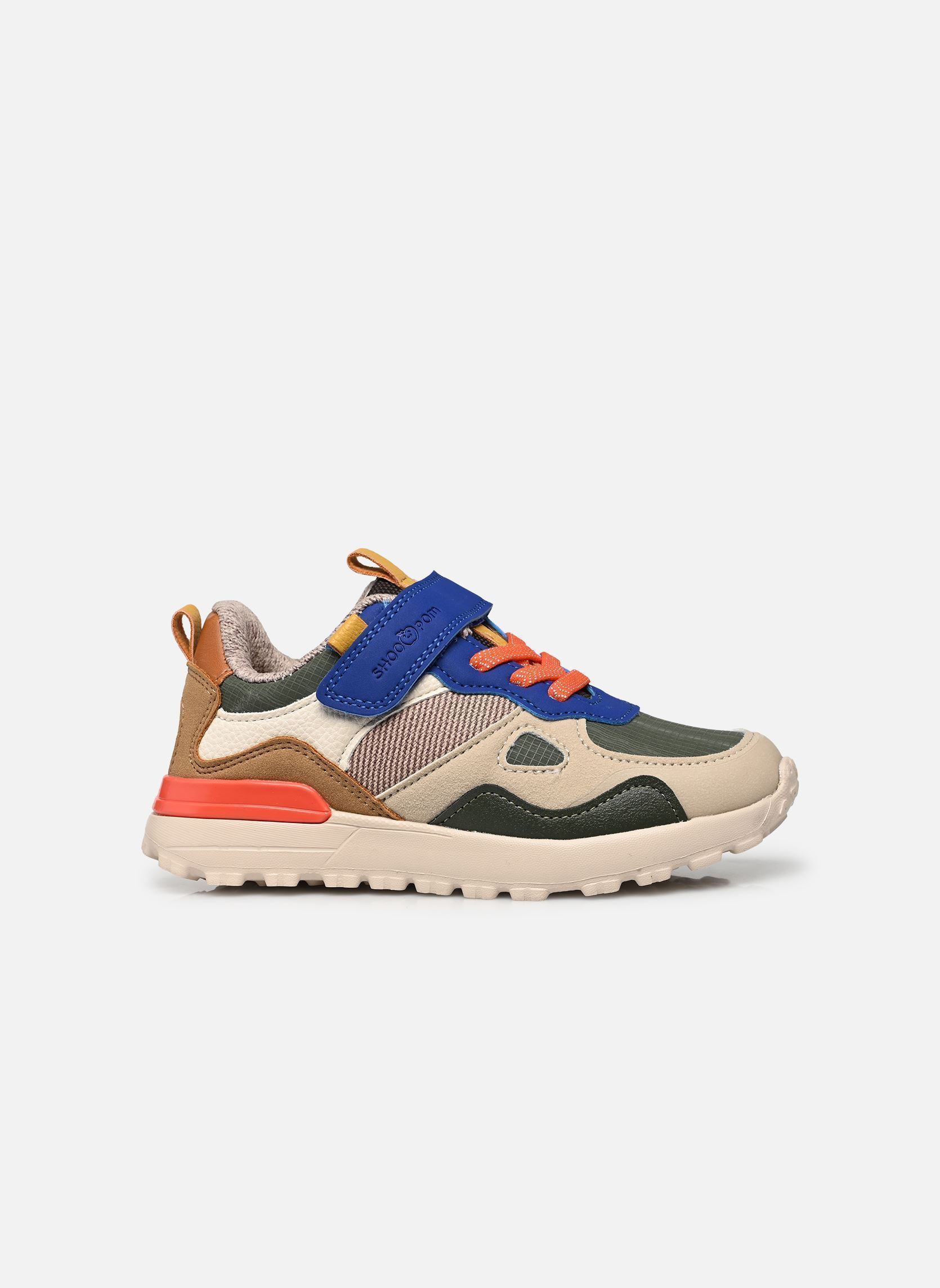 Baskets basses Joggy Scratch garçon multicolore Shoo Pom Baskets basses Joggy Scratch garçon multicolore KAKI-ROYALBLUE