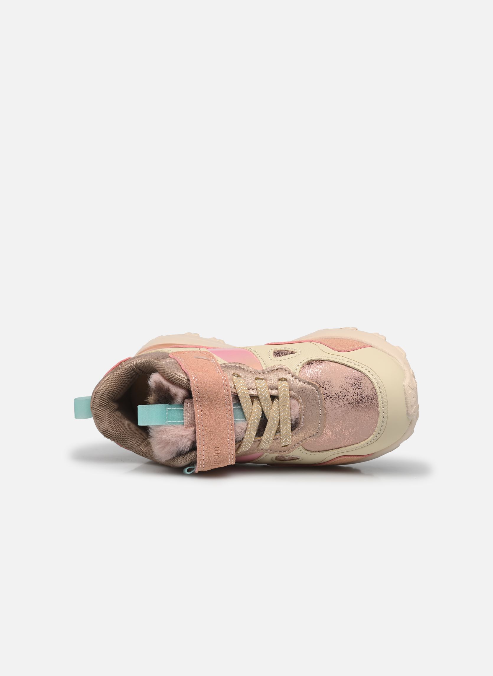 Baskets basses Joggy Scratch fille rose Shoo Pom Baskets basses Joggy Scratch fille rose LIGHT GOLD-OLD PINK