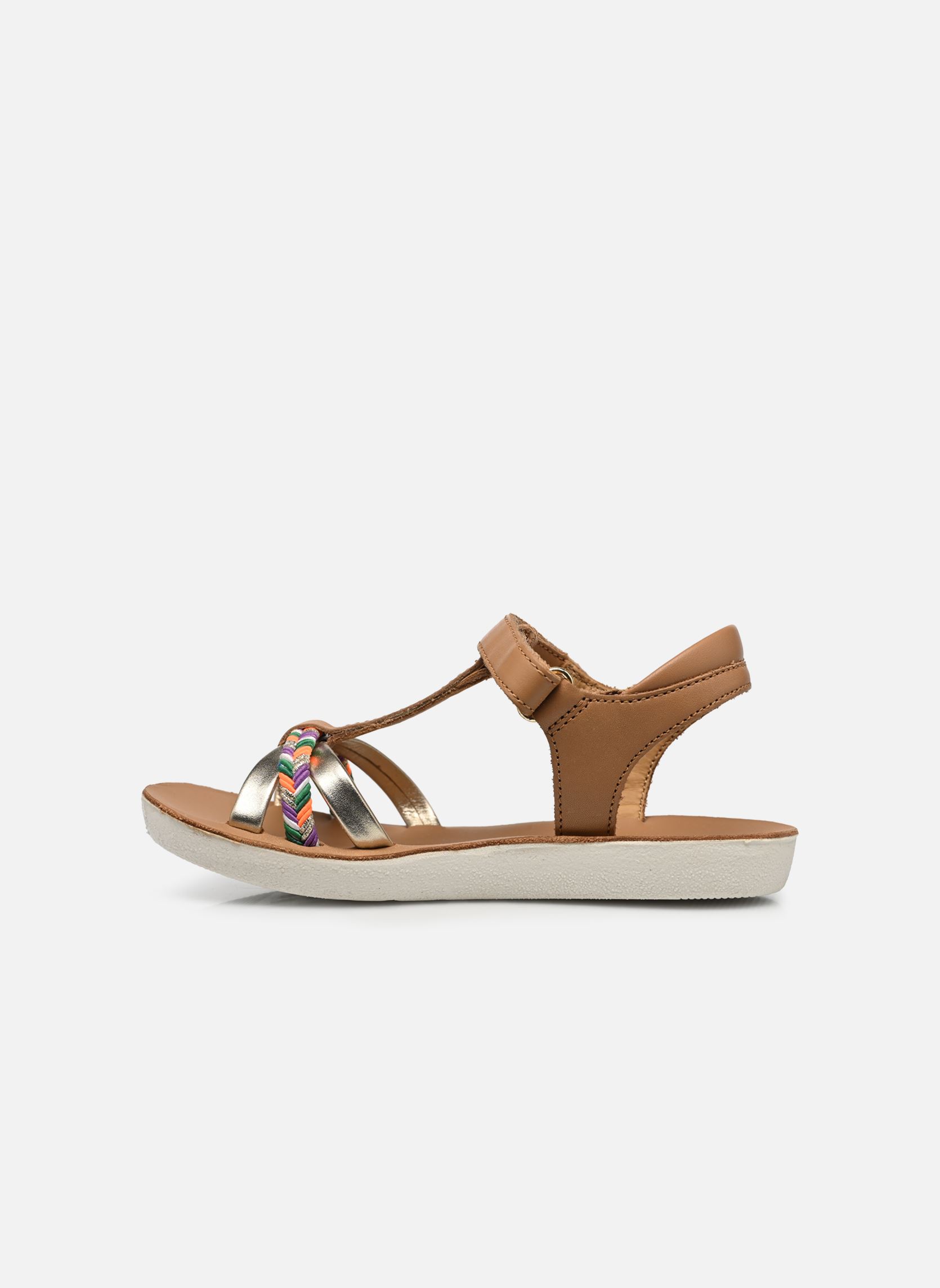 Sandales Goa Salomé fille marron Shoo Pom Sandales Goa Salomé fille marron CAMEL/PURPLE/ORANGE