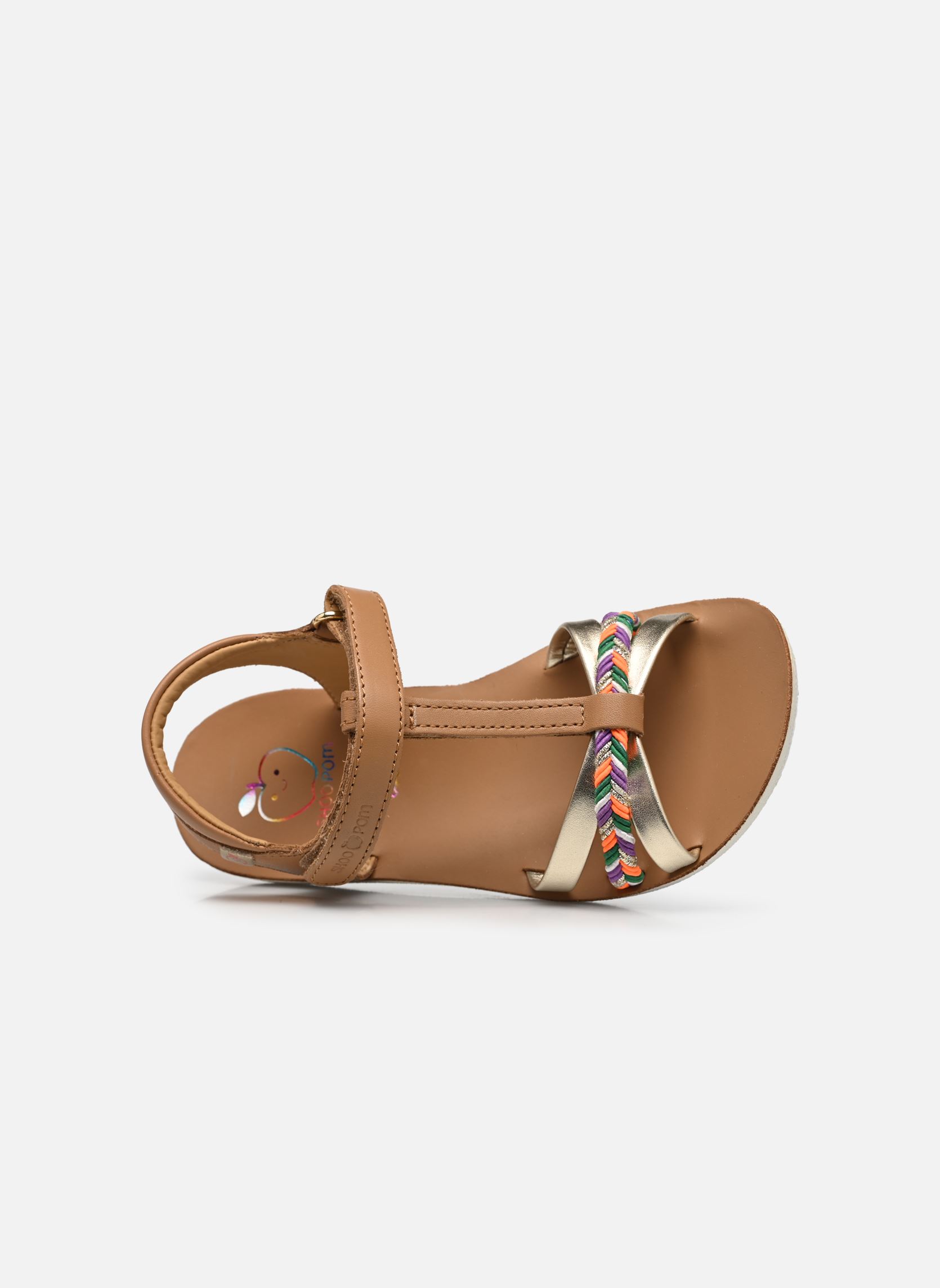 Sandales Goa Salomé fille marron Shoo Pom Sandales Goa Salomé fille marron CAMEL/PURPLE/ORANGE