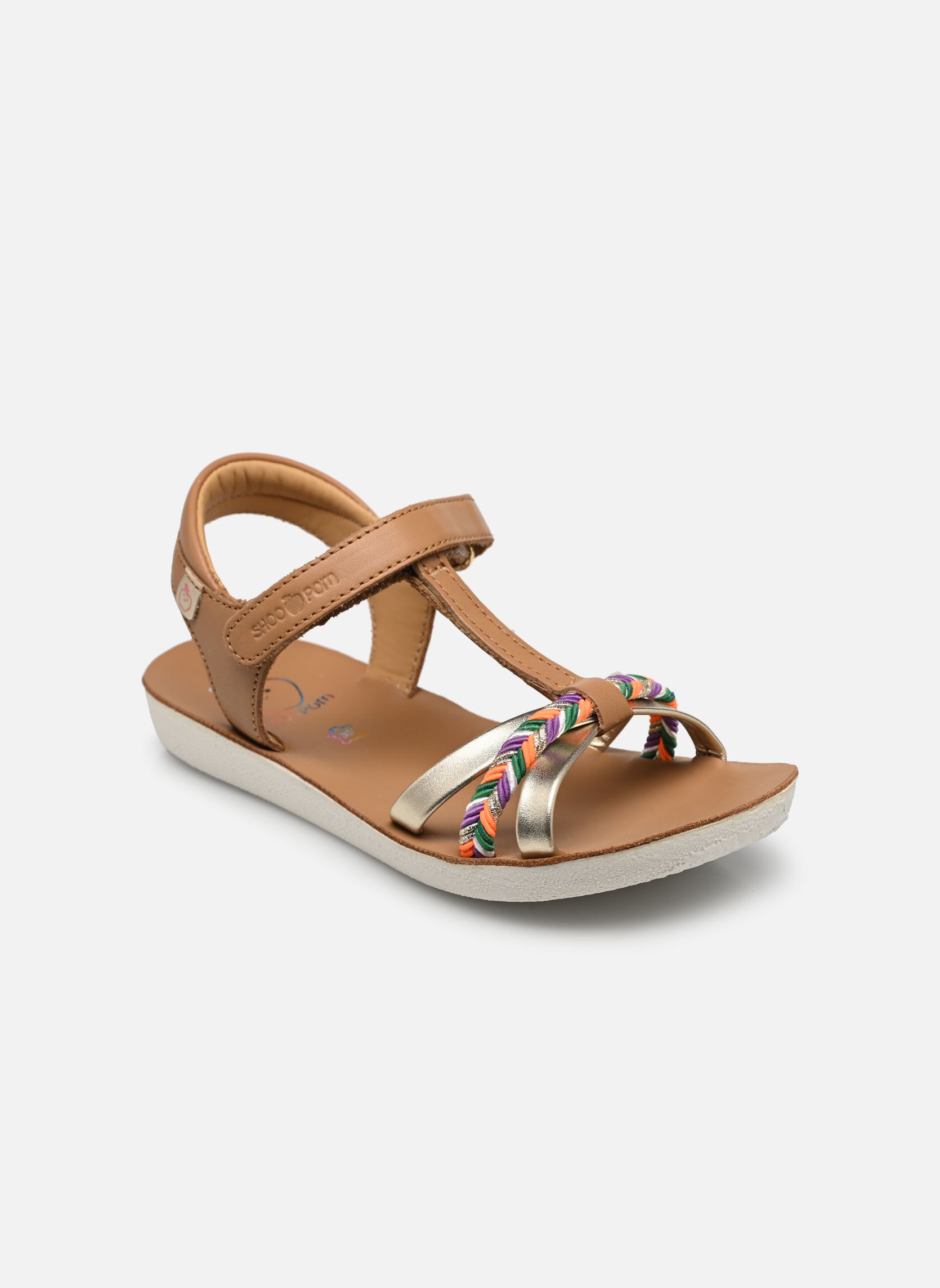 Sandales Goa Salomé fille marron Shoo Pom Sandales Goa Salomé fille marron CAMEL/PURPLE/ORANGE