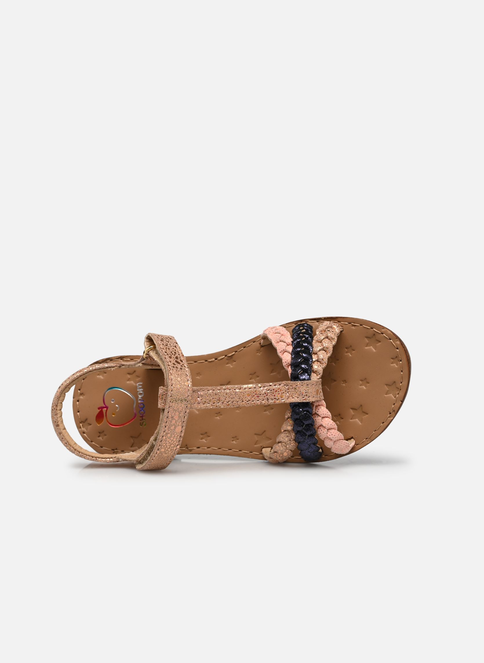 Sandales Happy Tresse fille rose Shoo Pom Sandales Happy Tresse fille rose COPPER