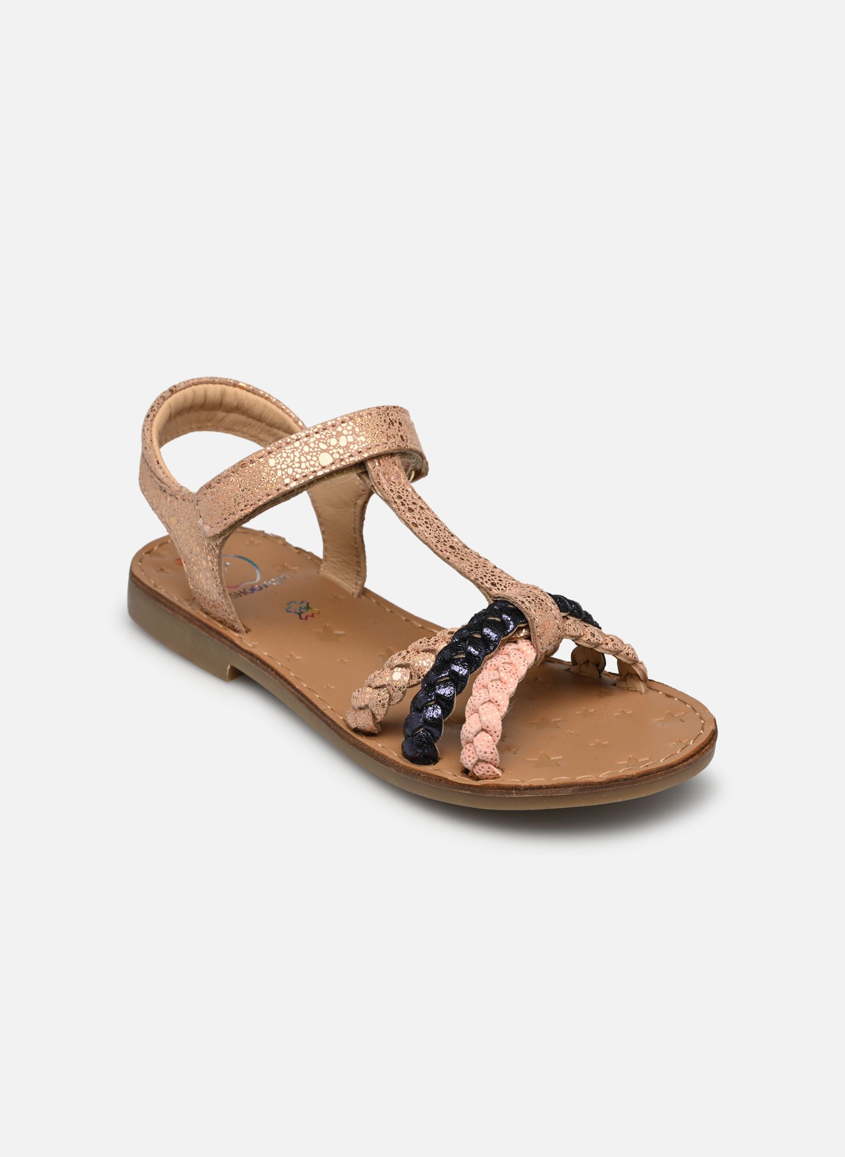 Sandales Happy Tresse fille rose Shoo Pom Sandales Happy Tresse fille rose COPPER