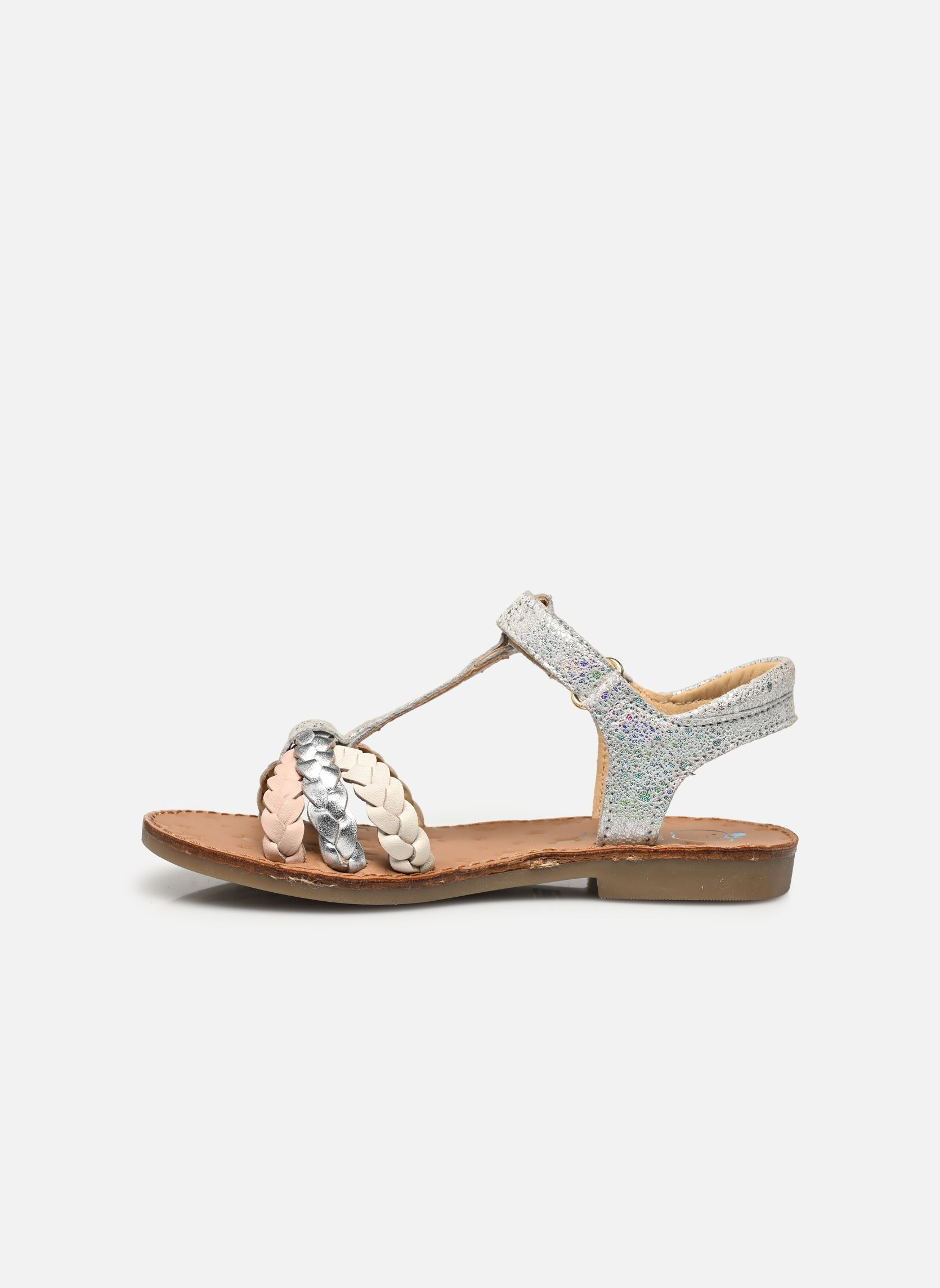 Sandalen Happy Tresse meisjes zilver Shoo Pom Sandalen Happy Tresse meisjes zilver AGAVE