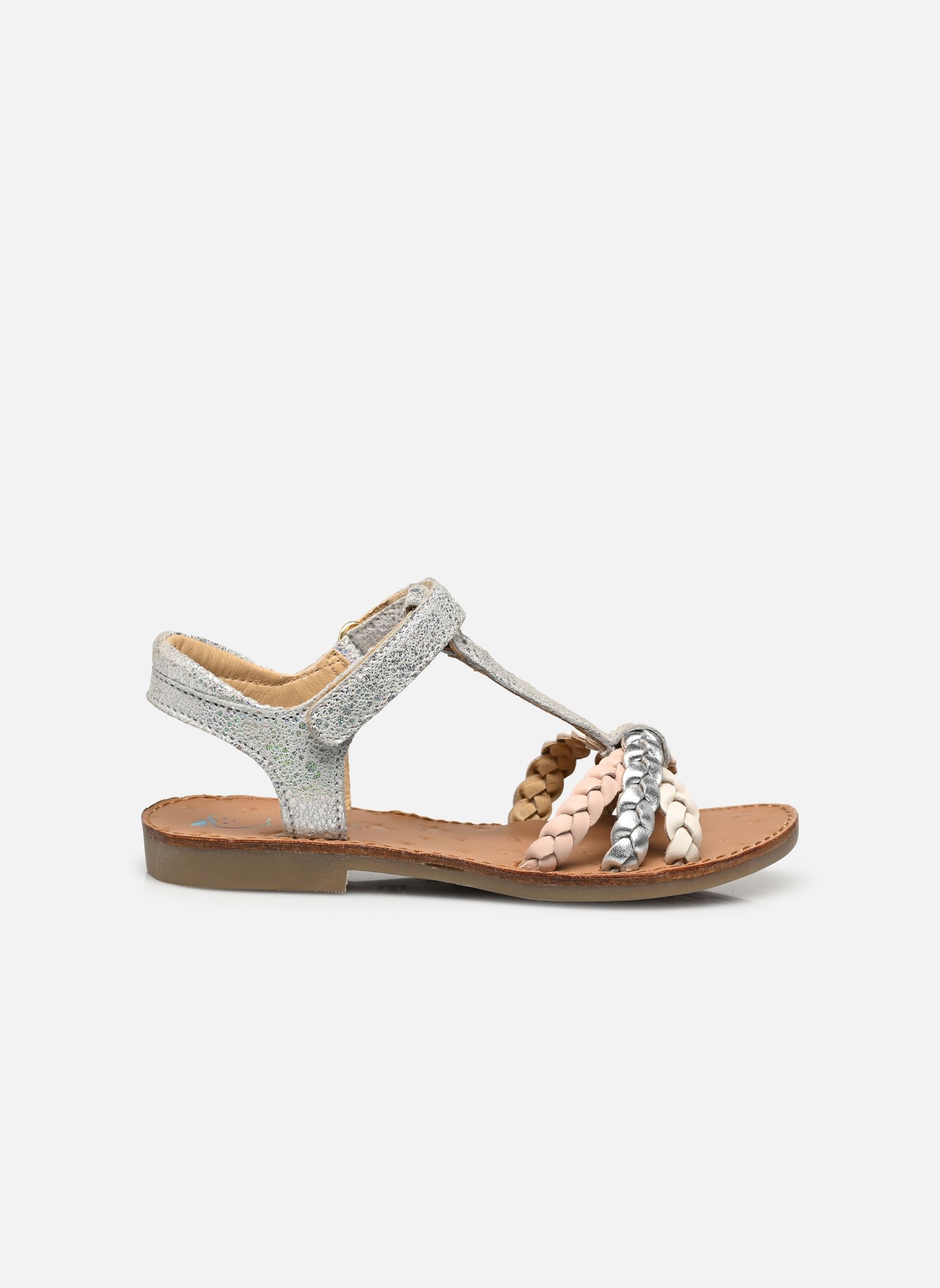 Sandalen Happy Tresse meisjes zilver Shoo Pom Sandalen Happy Tresse meisjes zilver AGAVE