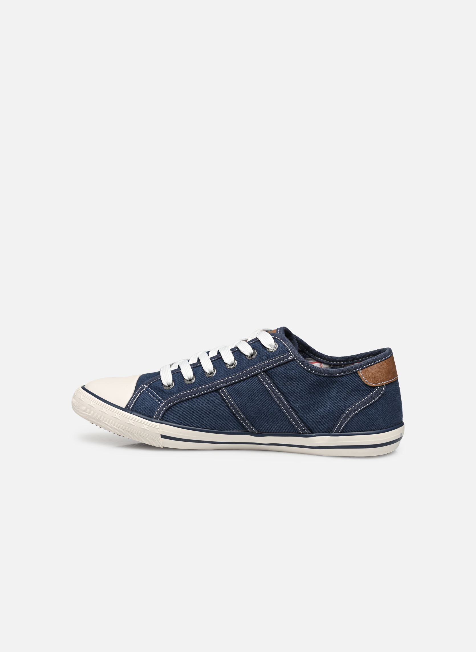 Leinen-Sneaker 4058310/841 herren blau Mustang shoes Leinen-Sneaker 4058310/841 herren blau JEANSBLAU
