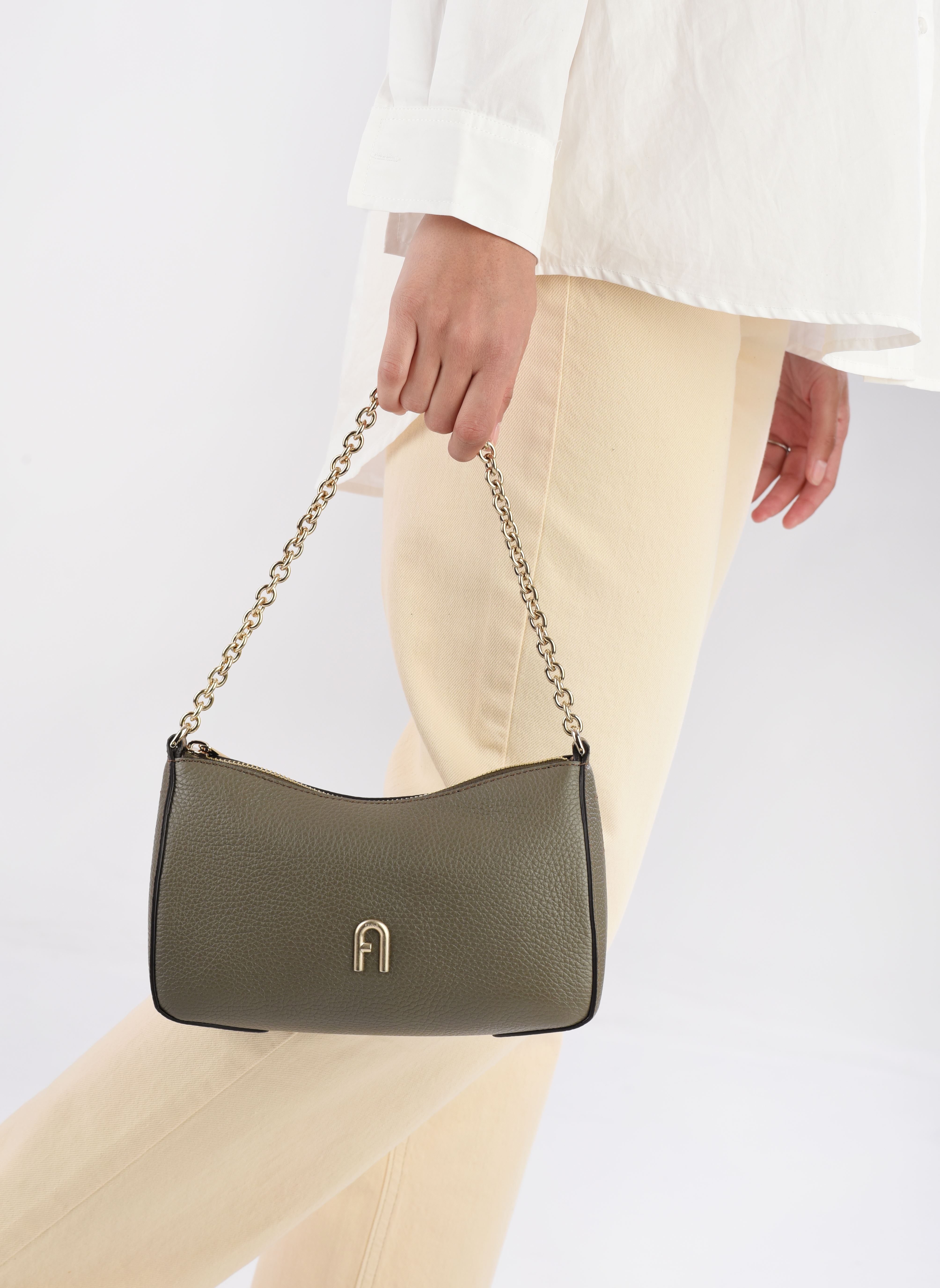 Schoudertassen Furla Primula Mini C.Body Doub dames groen Furla Schoudertassen Furla Primula Mini C.Body Doub dames groen SAGE SOIL ORO LUNA LIGHT GOLD