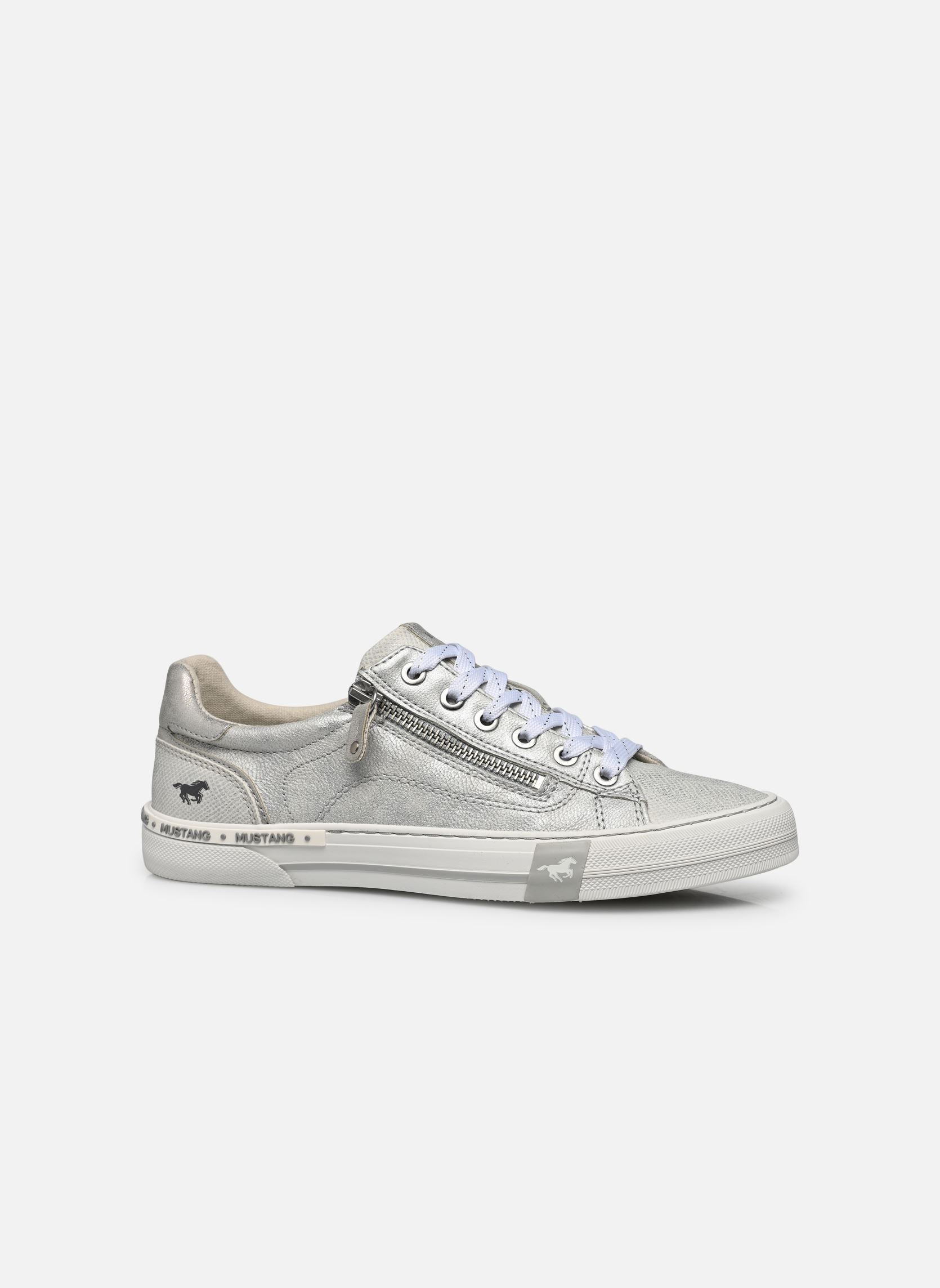 Niedrige Sneaker 1353308/21 damen grau Mustang shoes Niedrige Sneaker 1353308/21 damen grau Silber