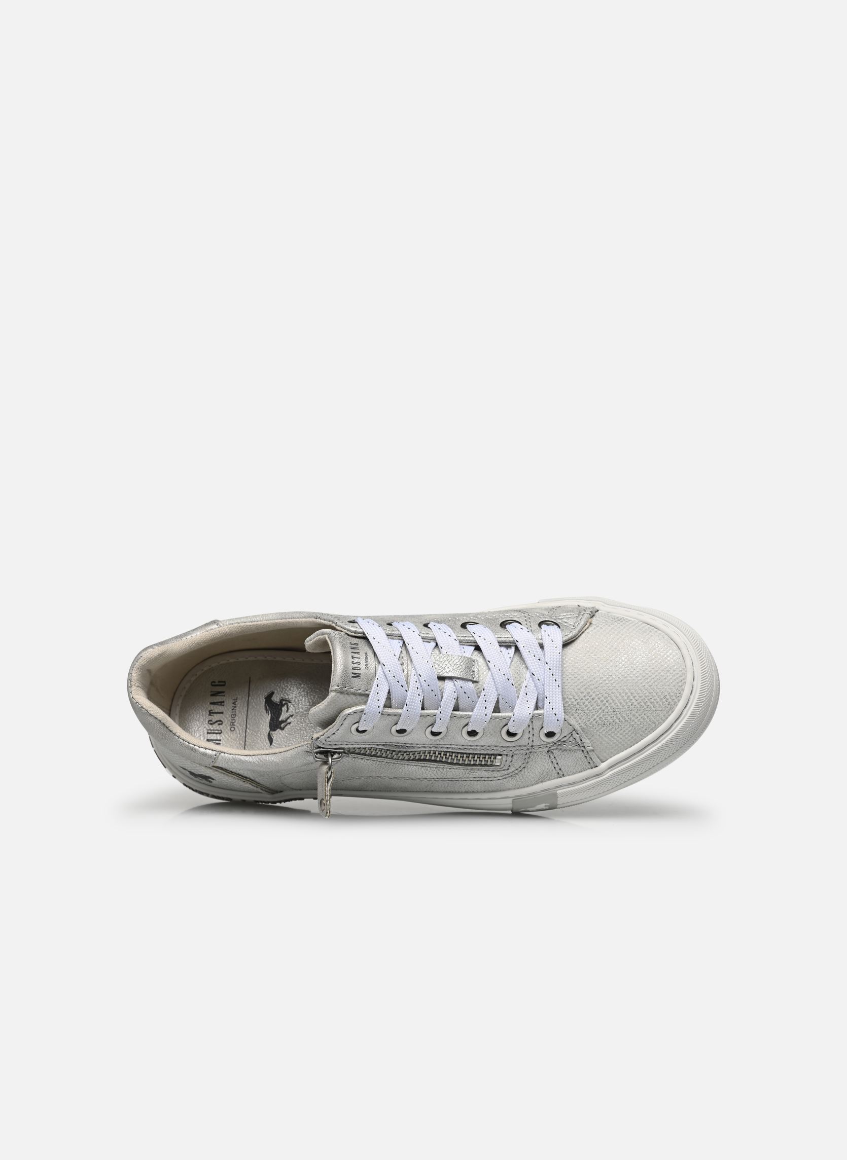 Niedrige Sneaker 1353308/21 damen grau Mustang shoes Niedrige Sneaker 1353308/21 damen grau Silber