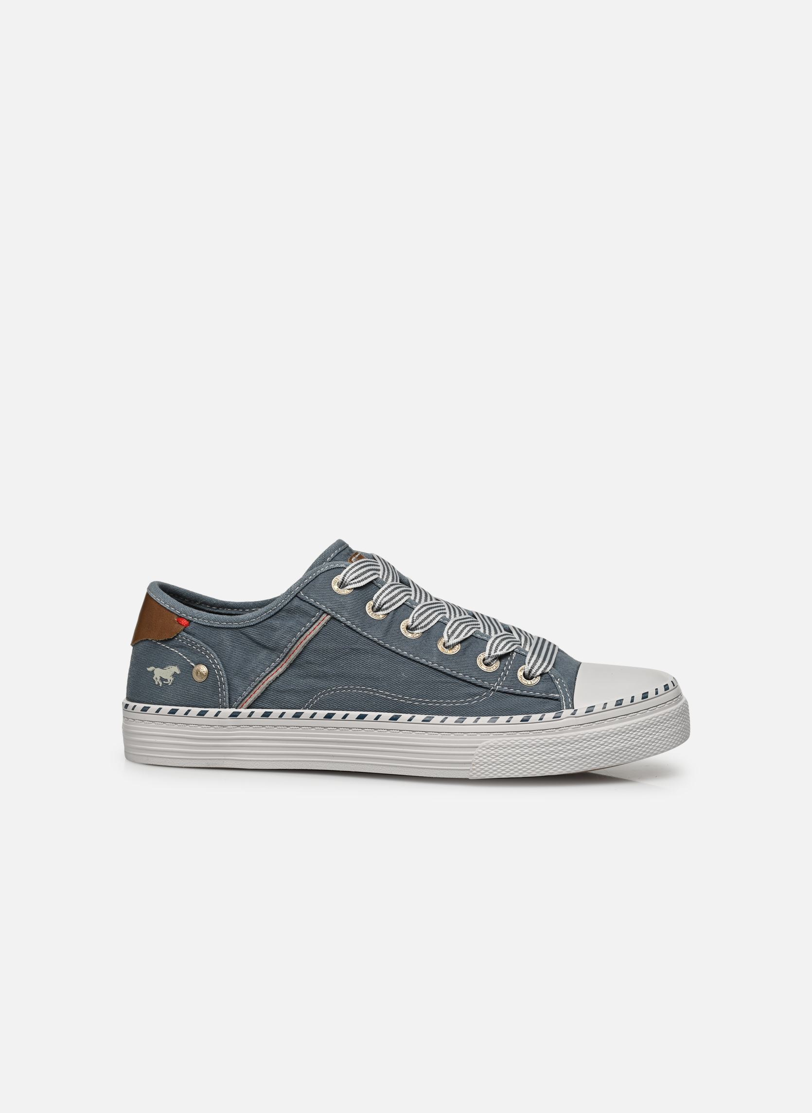 Print sneakers 1376303/807 dames blauw Mustang shoes Print sneakers 1376303/807 dames blauw Himmelblau
