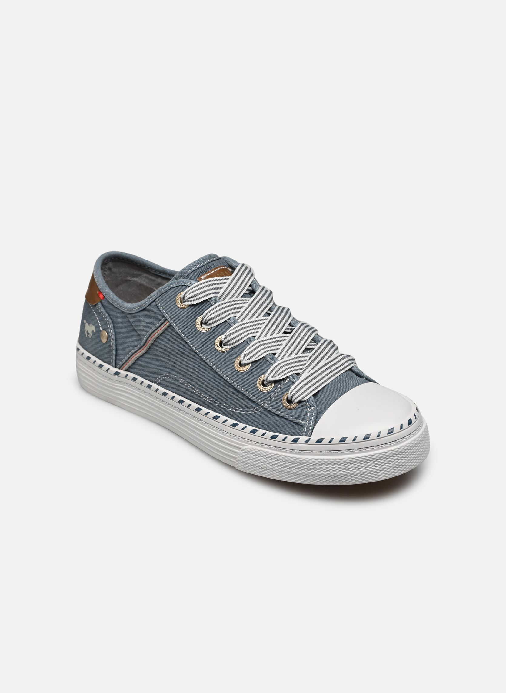 Print sneakers 1376303/807 dames blauw Mustang shoes Print sneakers 1376303/807 dames blauw Himmelblau