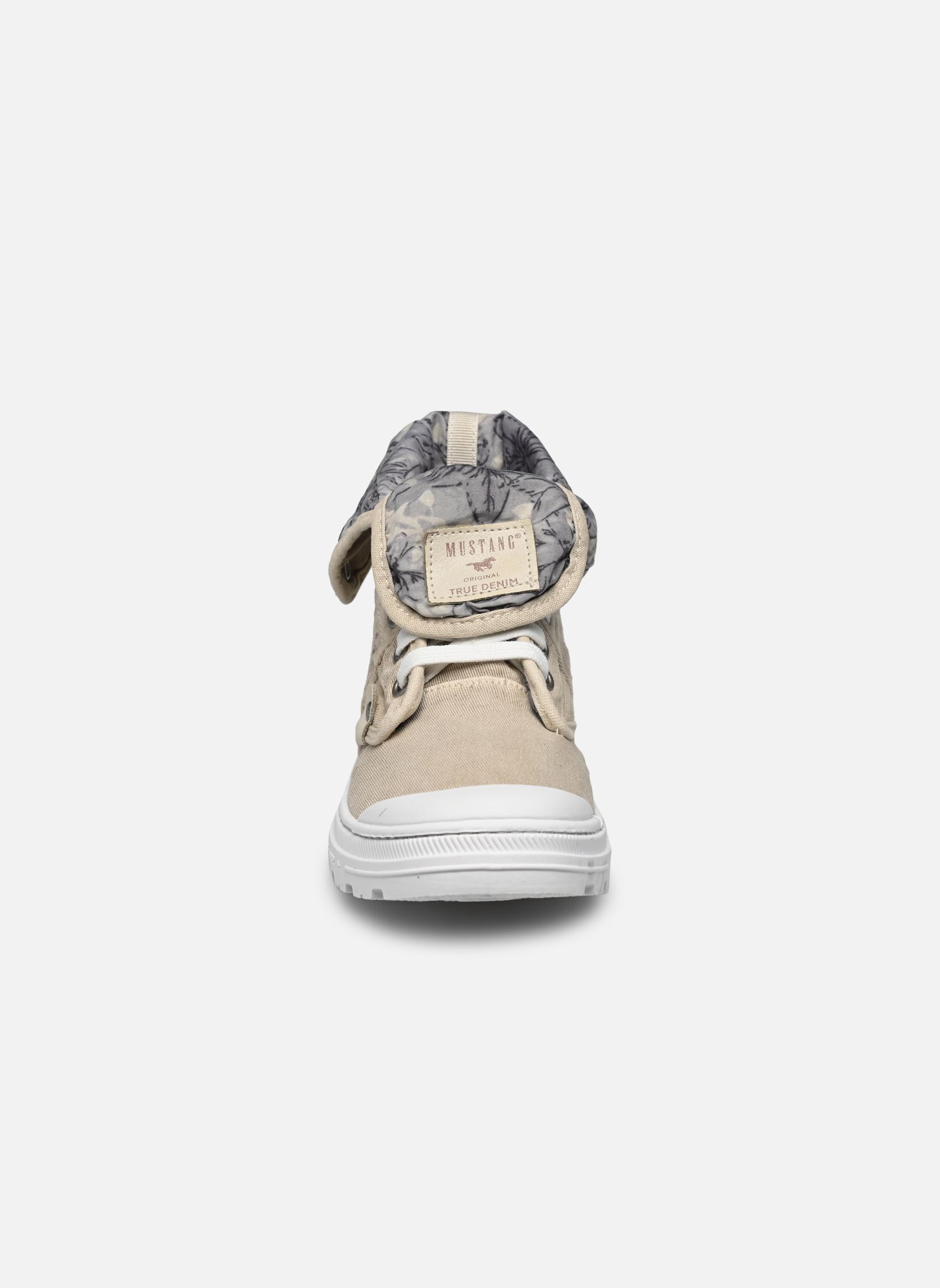Print sneakers 1426504/243 dames beige Mustang shoes Print sneakers 1426504/243 dames beige Ivory