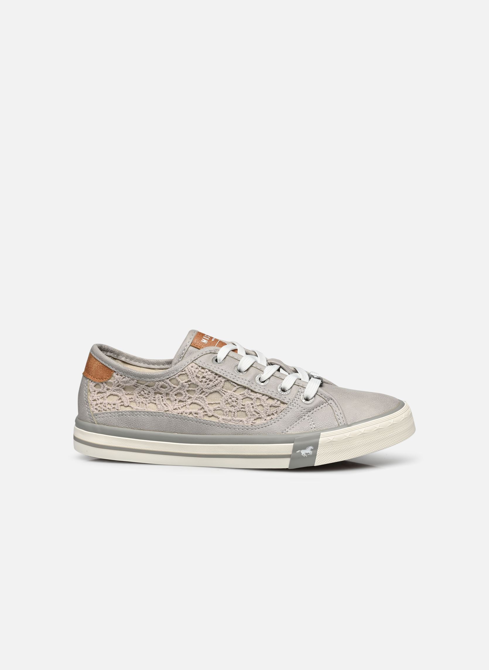 Niedrige Sneaker 1146317/22 damen grau Mustang shoes Niedrige Sneaker 1146317/22 damen grau Hellgrau