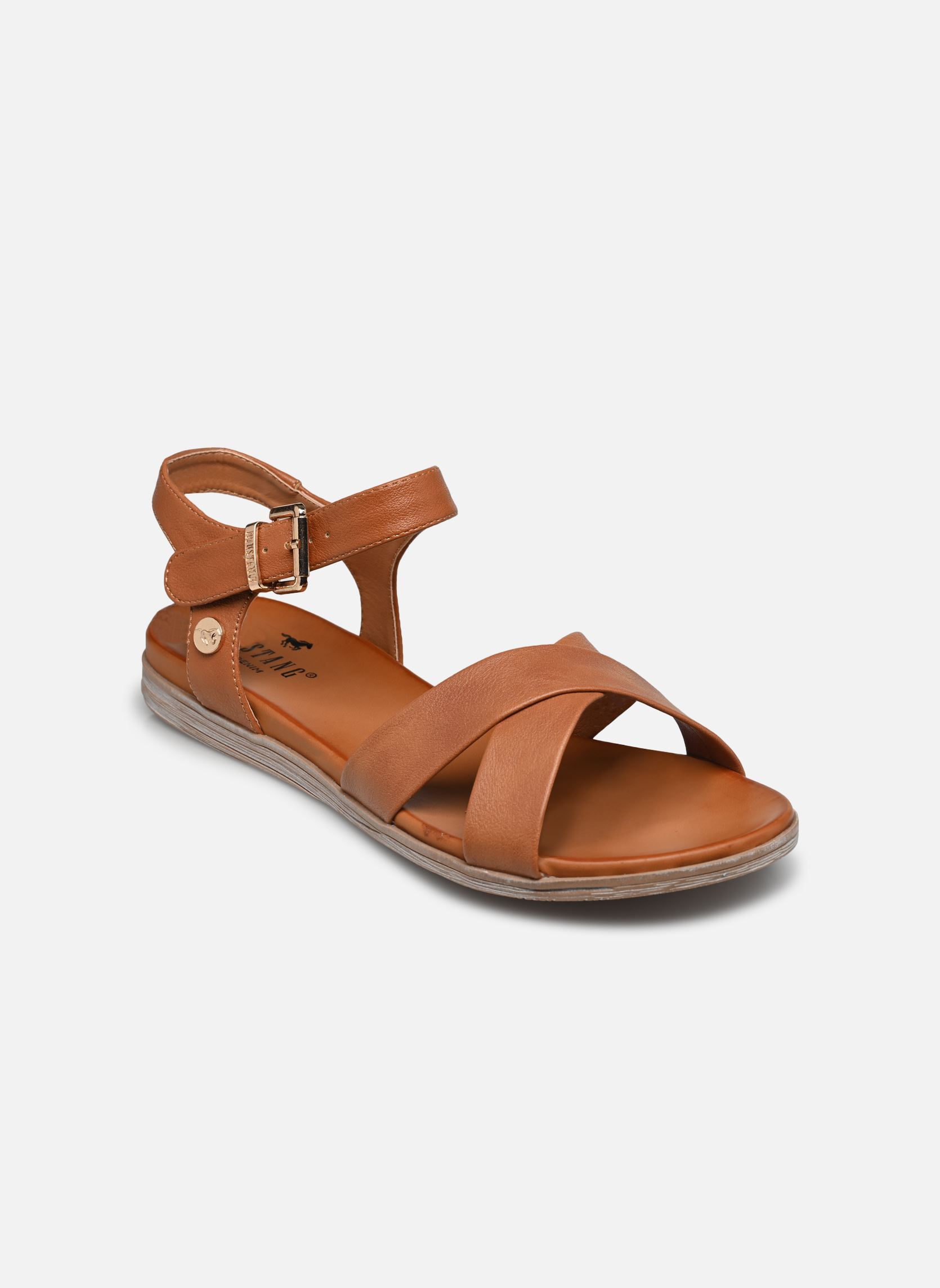 Sandalen 1424808/307 damen braun Mustang shoes Sandalen 1424808/307 damen braun Cognac