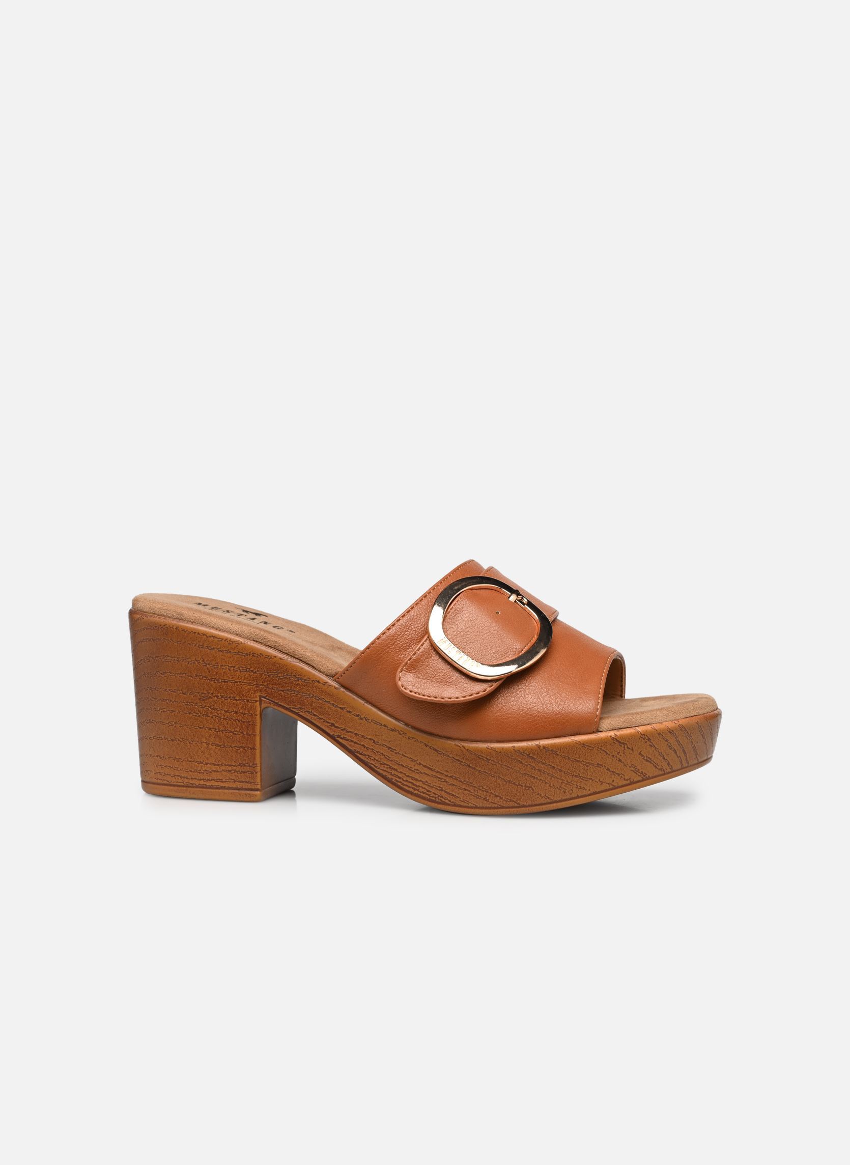 Pantoletten 1464702/307 damen braun Mustang shoes Pantoletten 1464702/307 damen braun Cognac