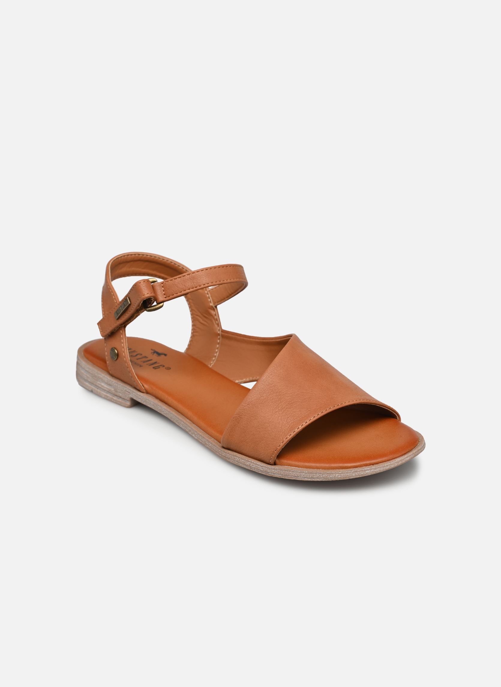 Sandalen 1388807/307 damen braun Mustang shoes Sandalen 1388807/307 damen braun Cognac
