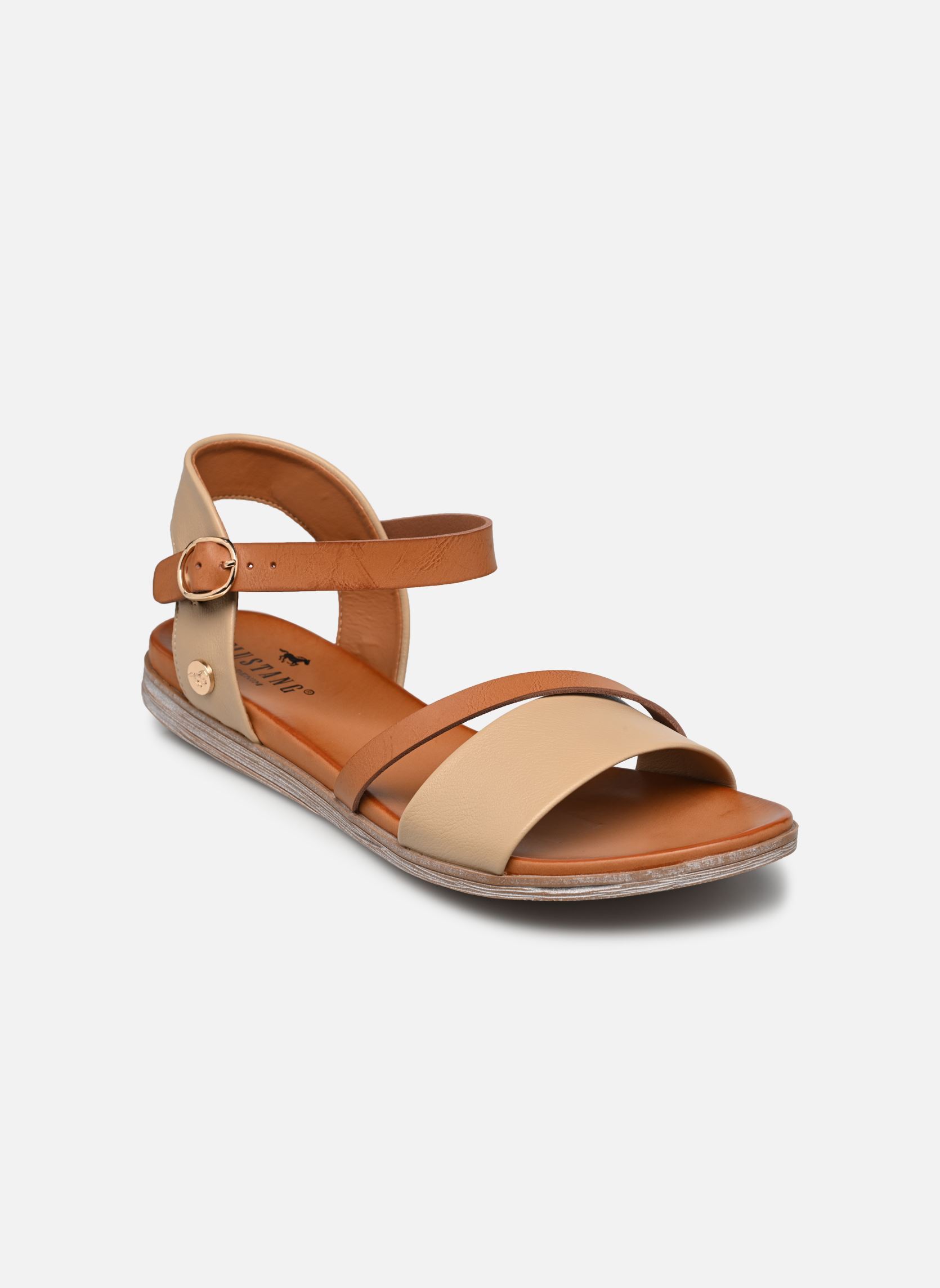 Sandales 1424807/243 femme marron Mustang shoes Sandales 1424807/243 femme marron Ivory