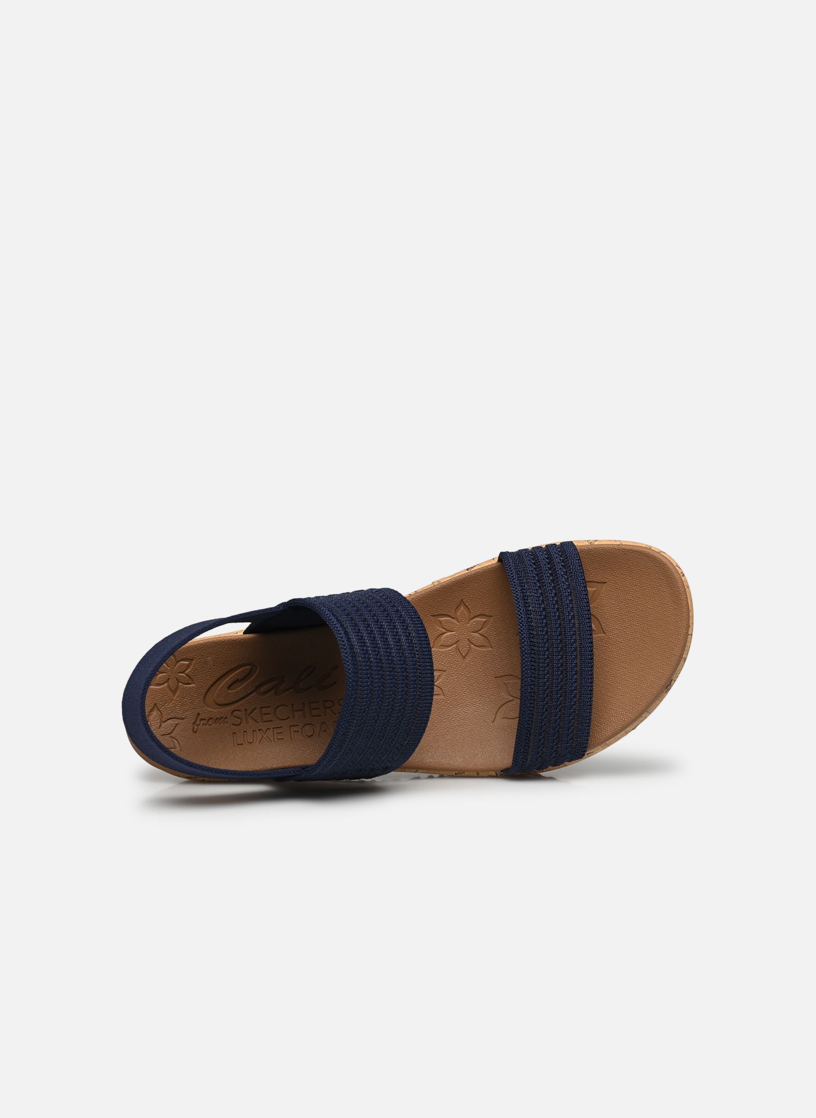 Sandales compensées et plateformes Beverlee - Sheer Luck femme bleu Skechers Sandales compensées et plateformes Beverlee - Sheer Luck femme bleu NVY