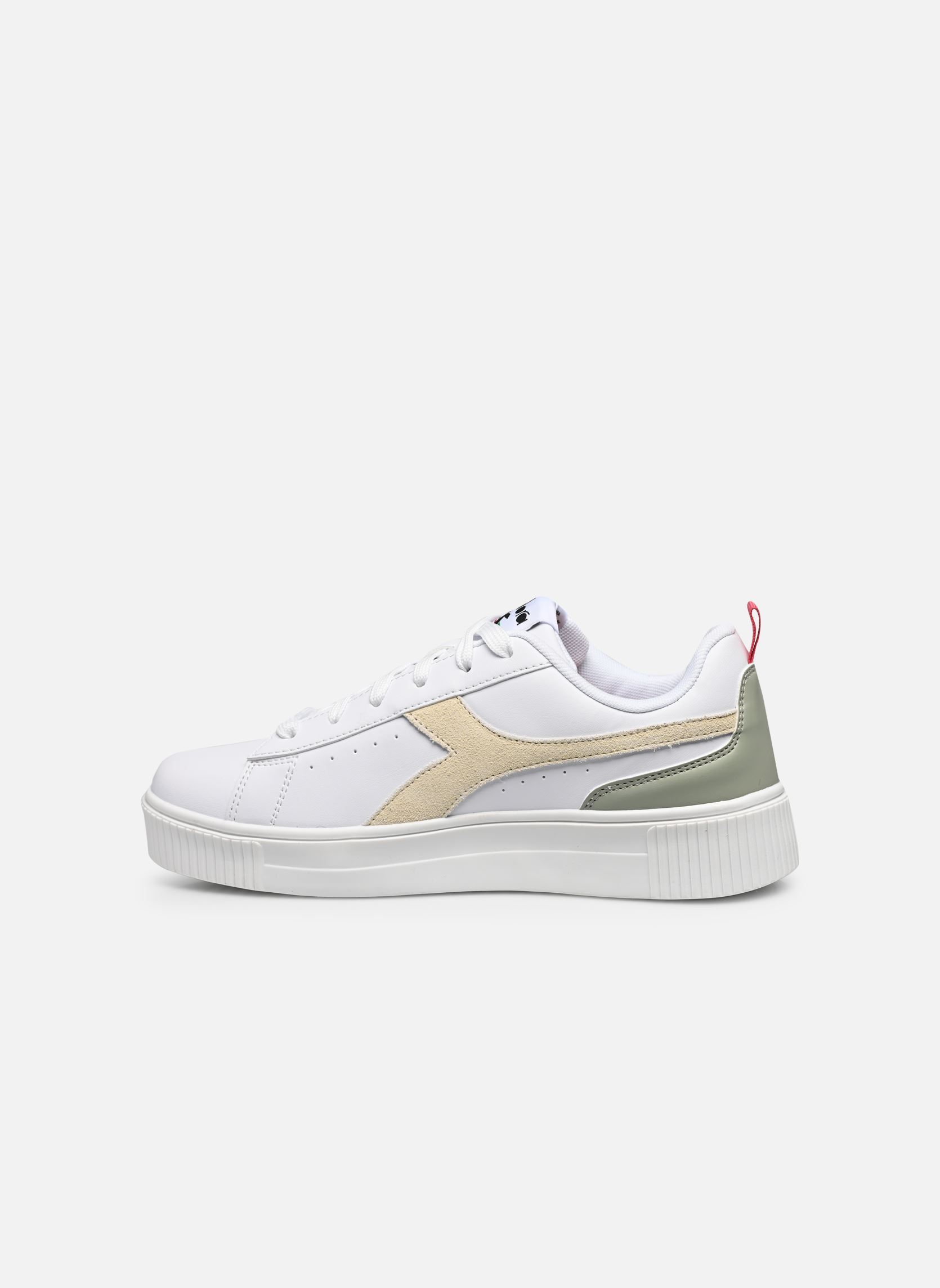 Niedrige Sneaker Amber damen weiß Diadora Niedrige Sneaker Amber damen weiß White/Desert Sage