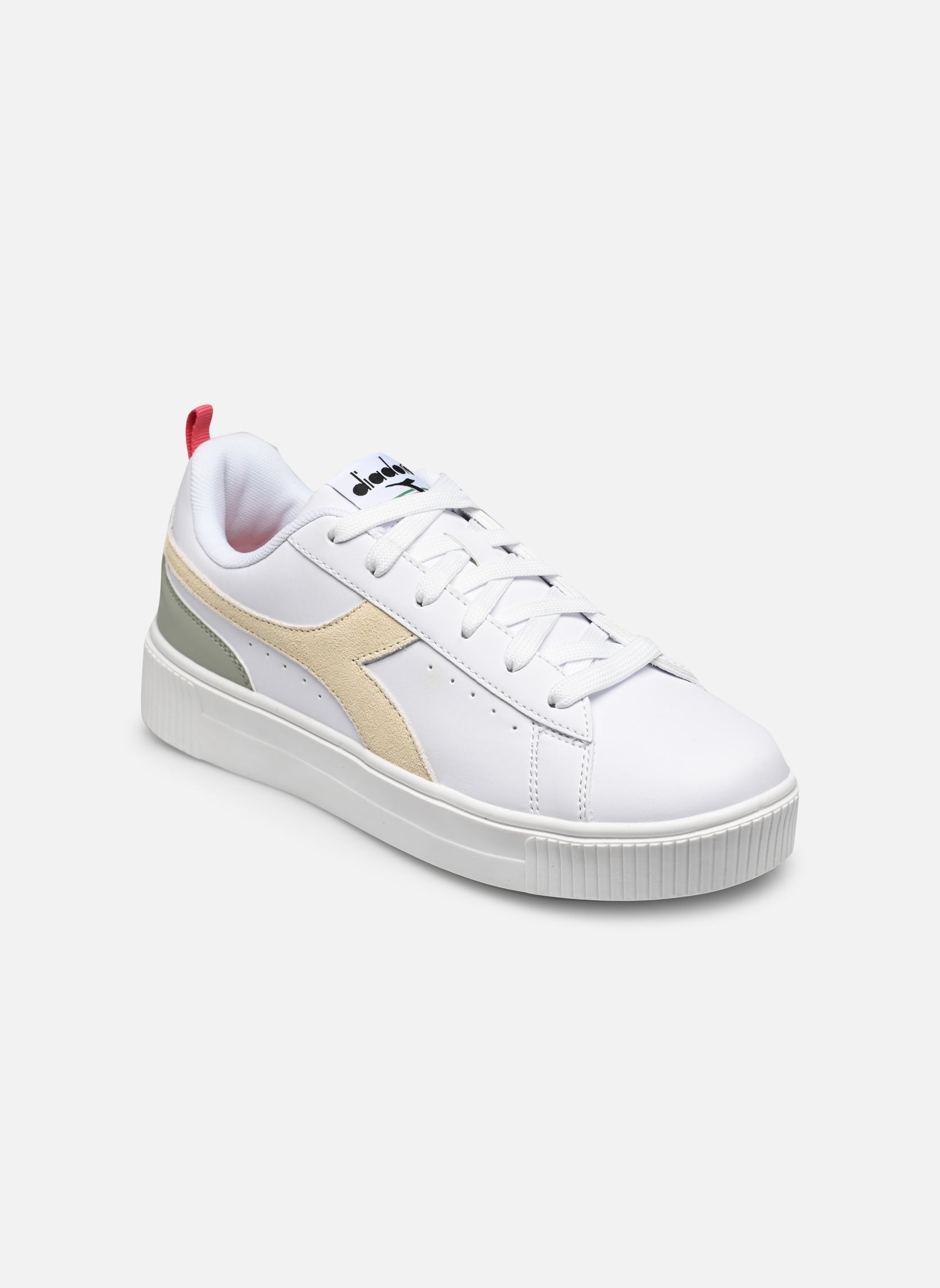 Niedrige Sneaker Amber damen weiß Diadora Niedrige Sneaker Amber damen weiß White/Desert Sage
