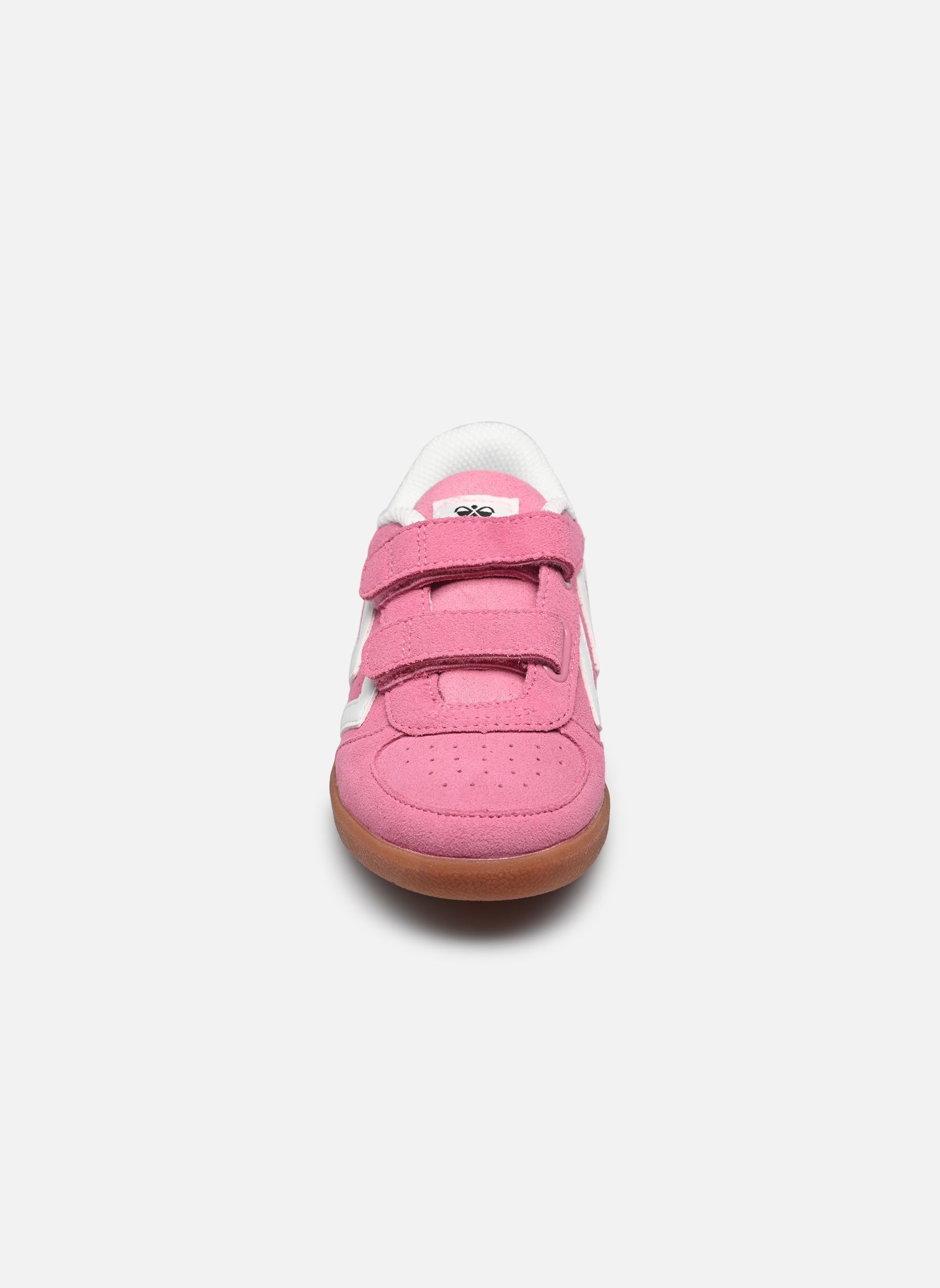 Baskets basses VICTORY SUEDE II fille rose Hummel Baskets basses VICTORY SUEDE II fille rose Prism pink
