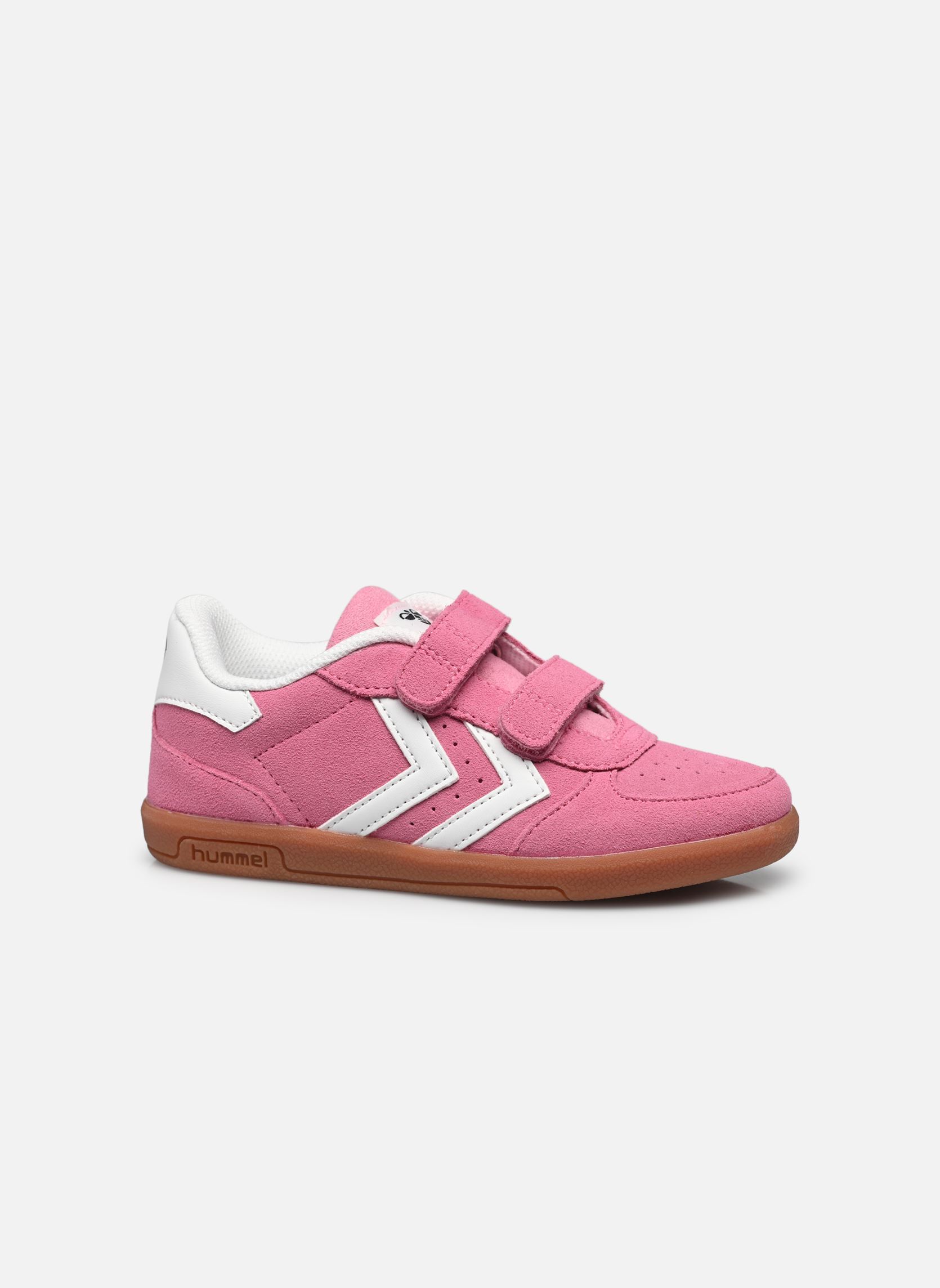 Baskets basses VICTORY SUEDE II fille rose Hummel Baskets basses VICTORY SUEDE II fille rose Prism pink